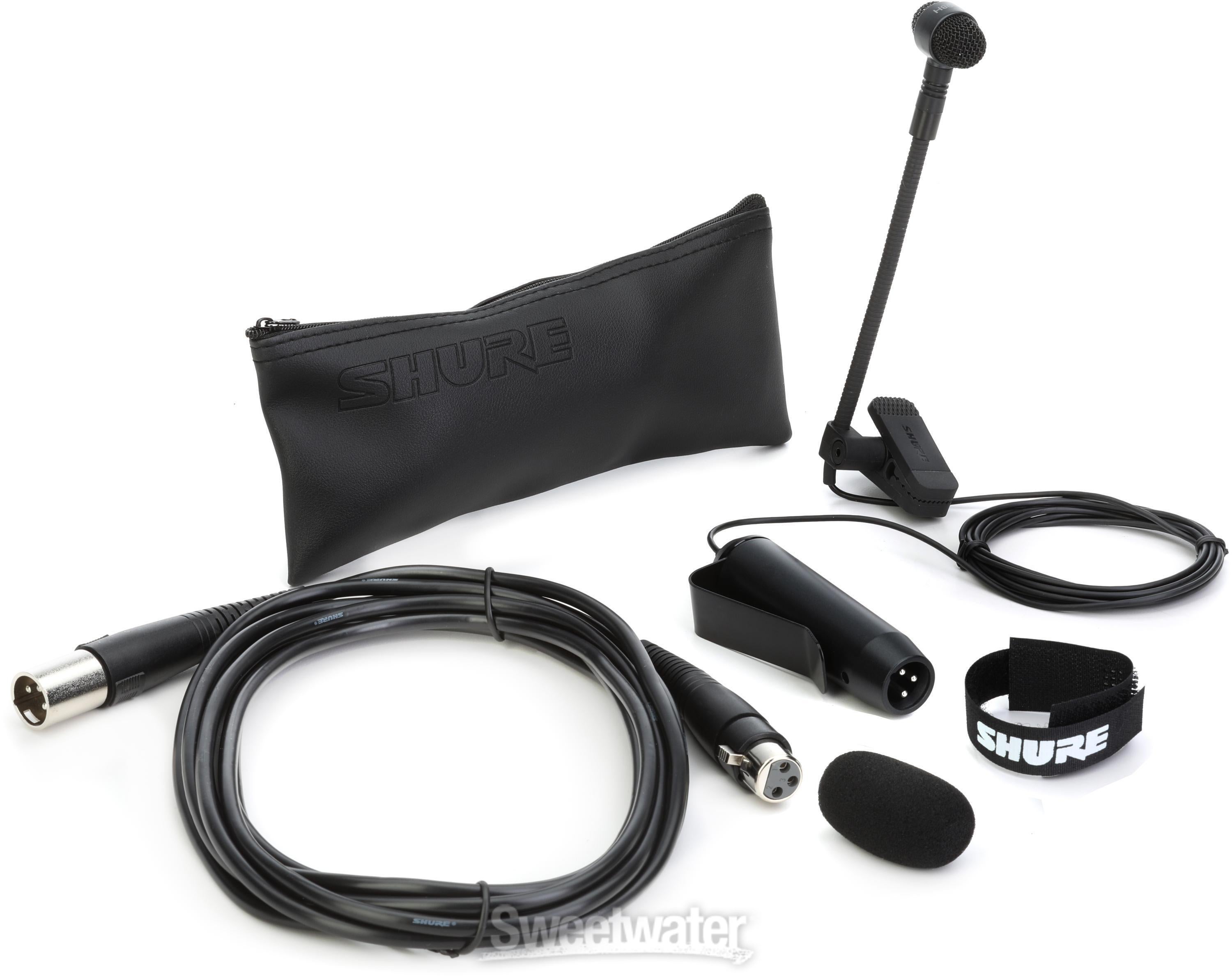 Shure PGA98H-XLR Small-diaphragm Condenser Clip-on Microphone