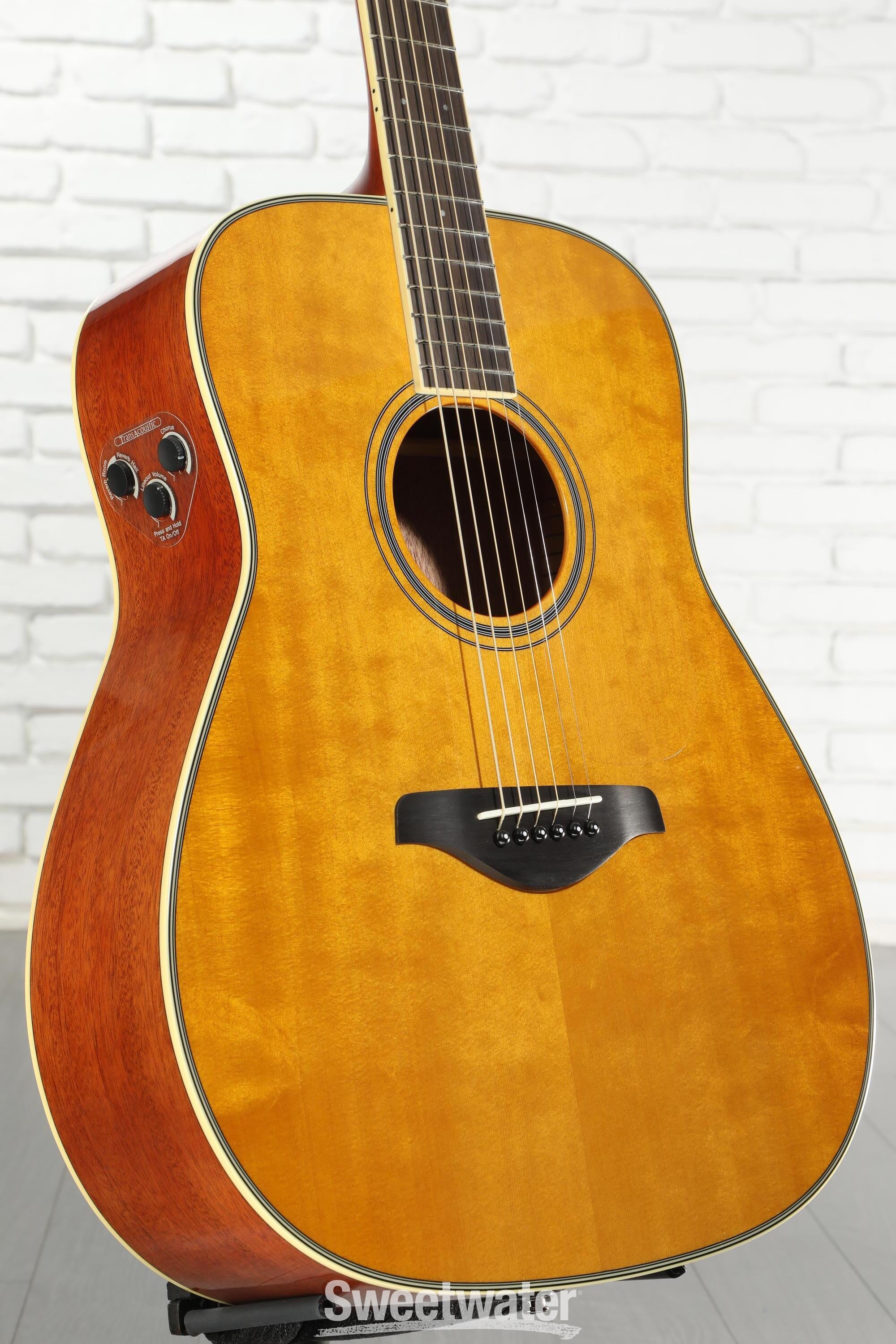 Yamaha FG-TA TransAcoustic Dreadnought Acoustic-electric Guitar