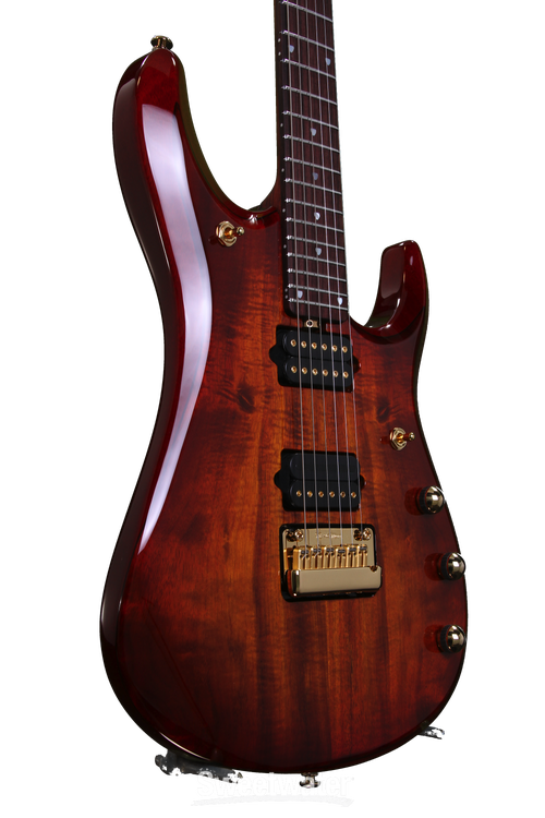 Ernie Ball Music Man BFR John Petrucci - Koa Island Burst | Sweetwater