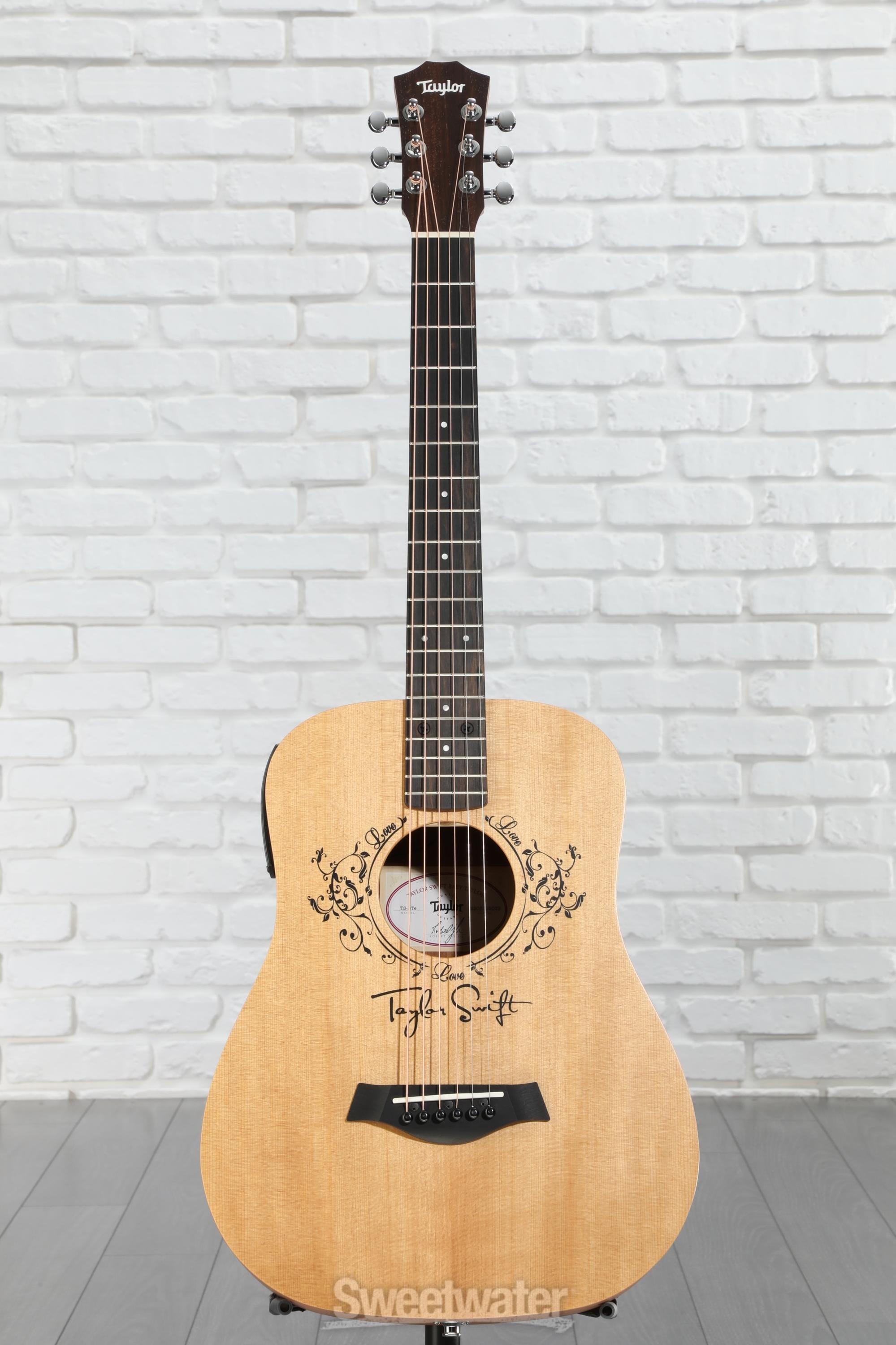 Taylor TSBTe Taylor Swift Acoustic-Electric Guitar - Natural Sitka