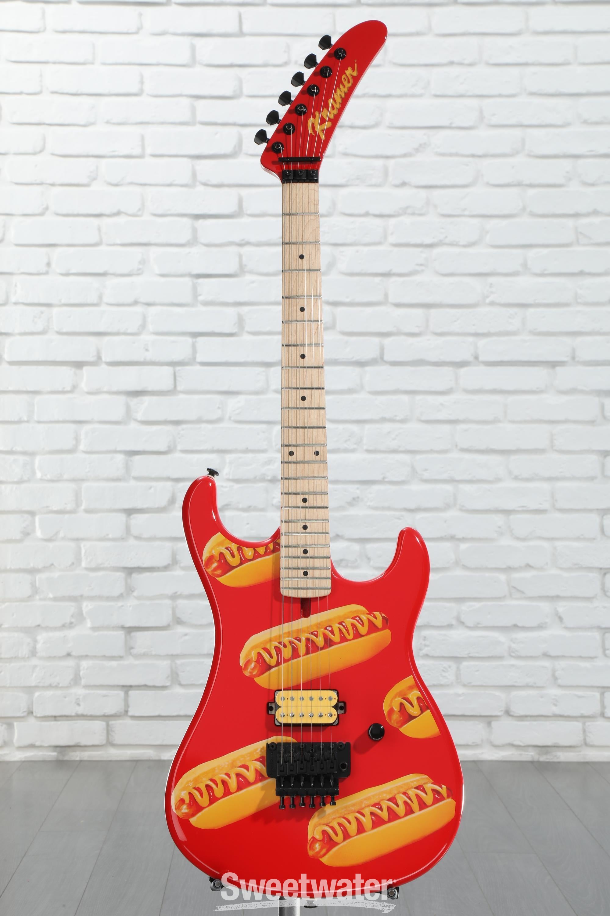 Kramer The 84 Hot Dogger Electric Guitar - Ketchup Red, Sweetwater