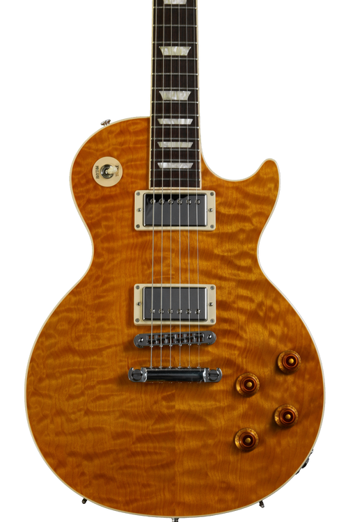 Gibson Les Paul Standard Premium - Trans Amber, AAA Quilt Maple