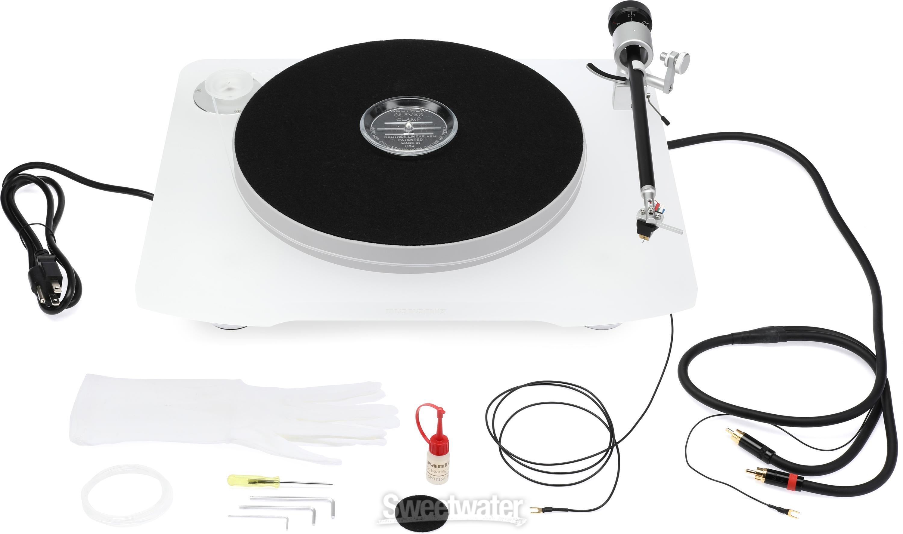 Marantz TT-15S1 Turntable - Transparent White | Sweetwater