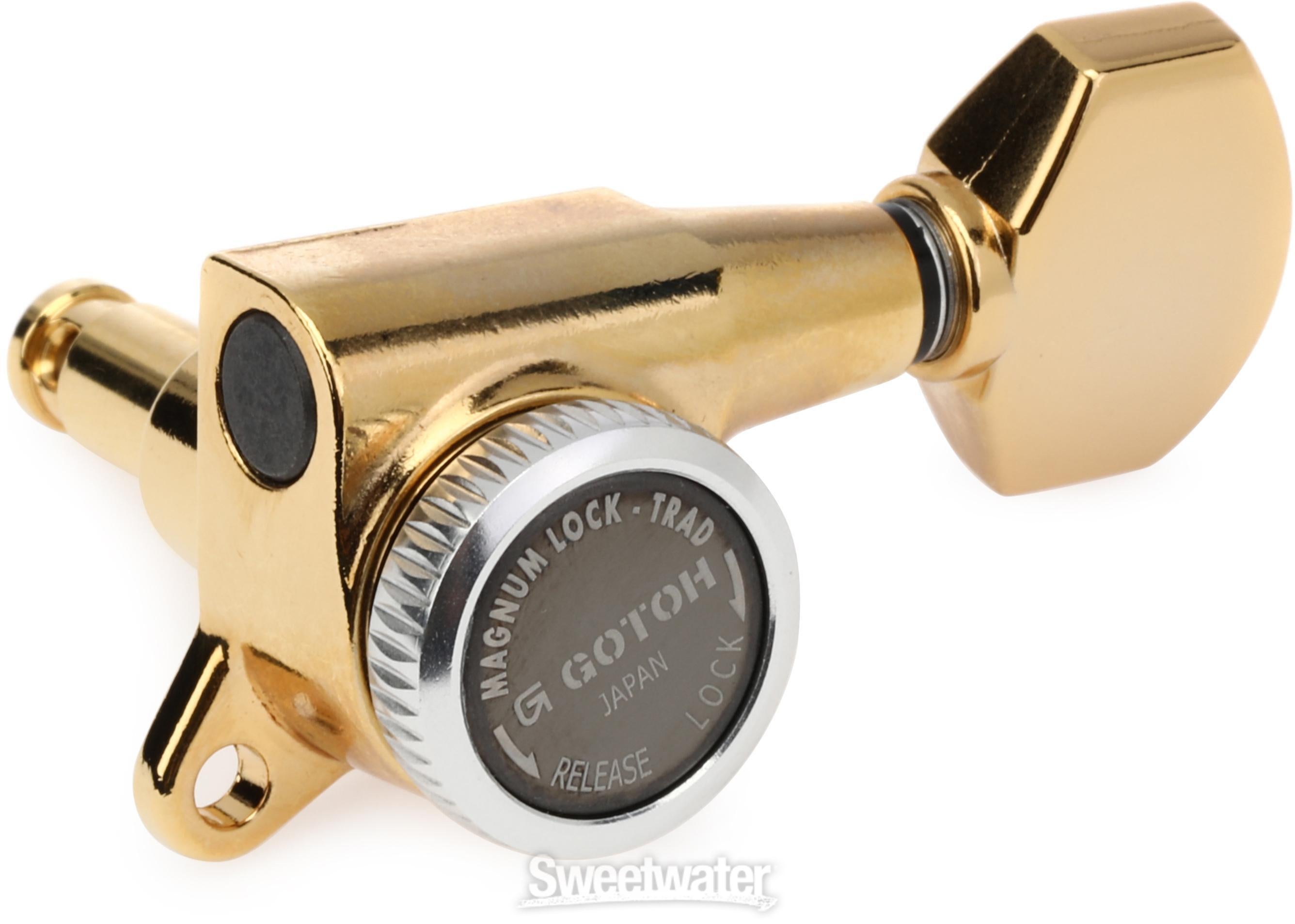 Gotoh SG381-07 MG-T Locking Tuners - 3+3, Gold | Sweetwater