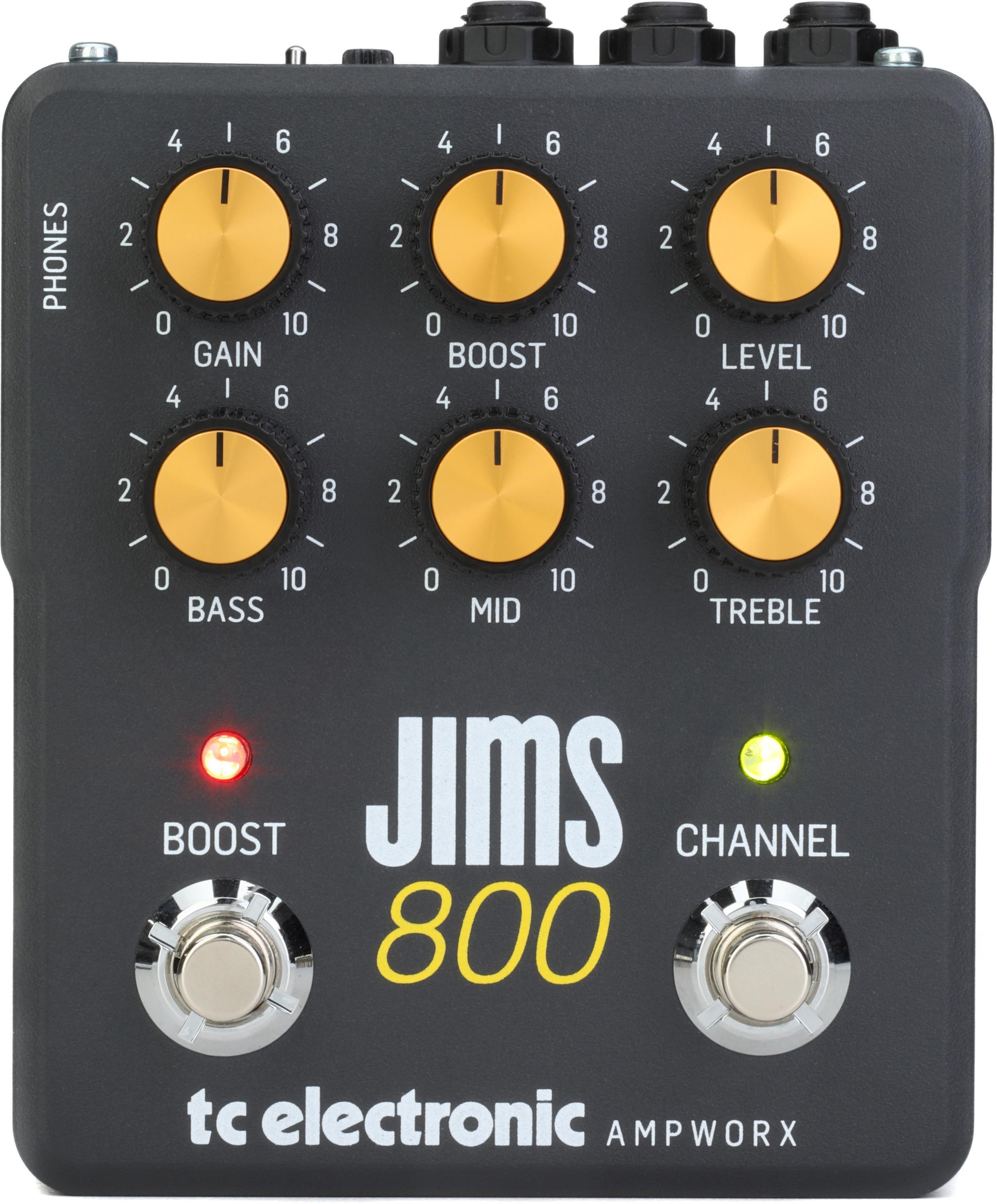 TC Electronic Ampworx JIMS 800 Preamp Pedal | Sweetwater