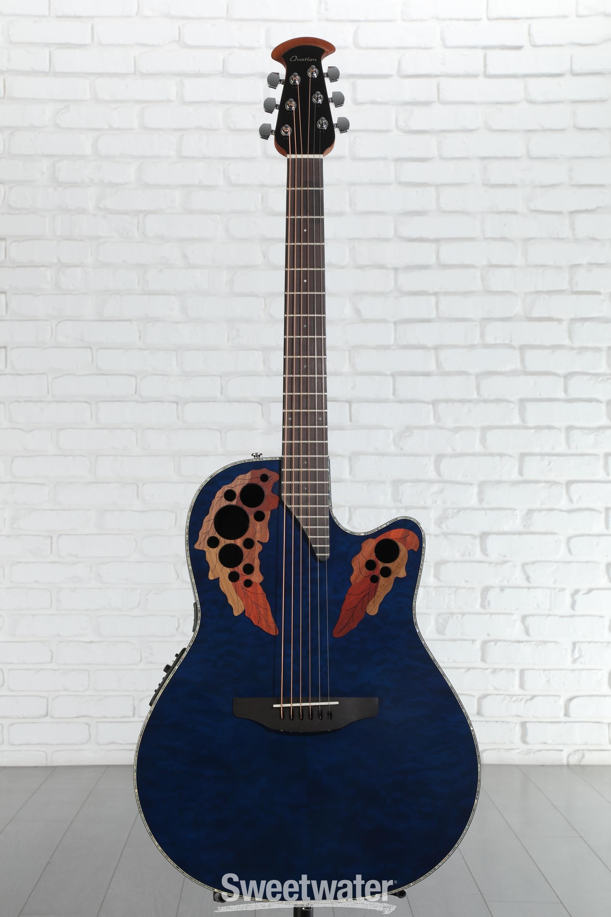Ovation Celebrity Elite Plus CE44P-8TQ Mid-Depth Acoustic-Electric