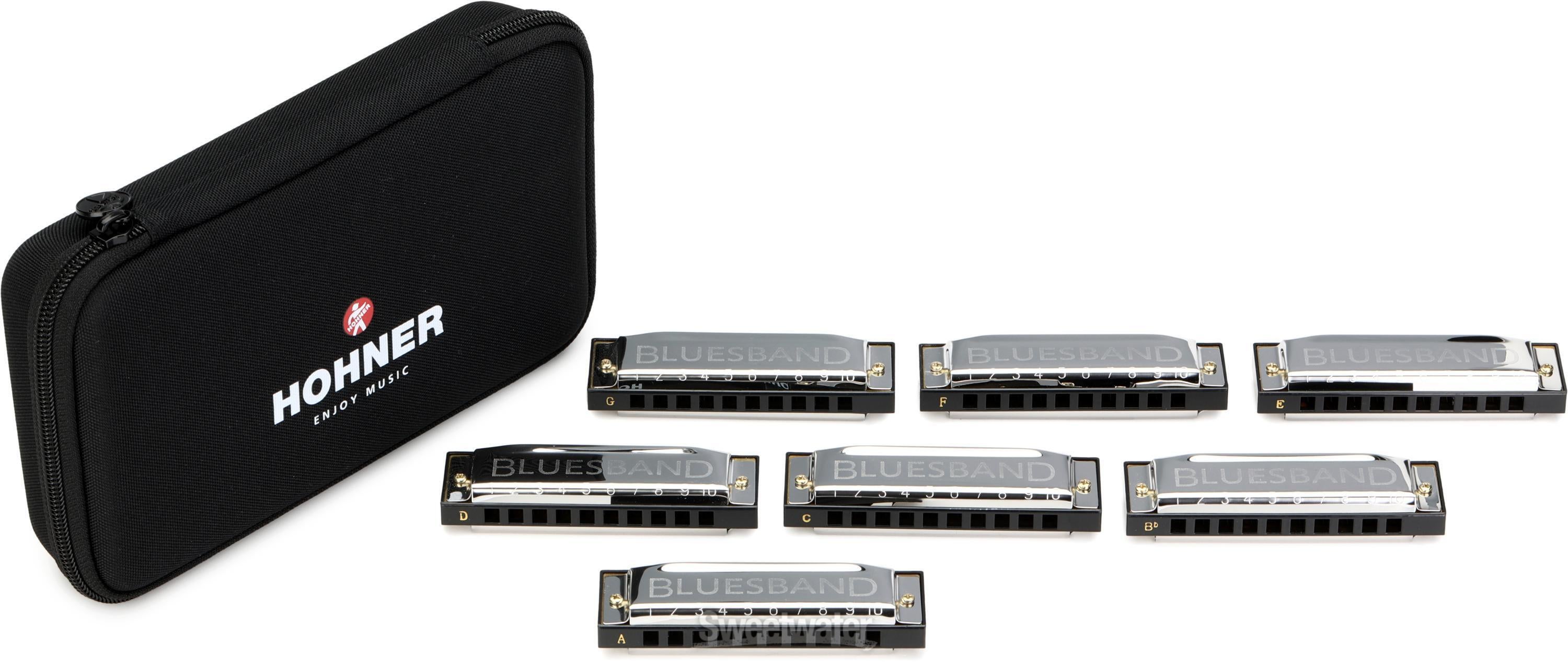 Hohner Bluesband 10ホールハーモニカ 7本セット 未使用 HOHNER
