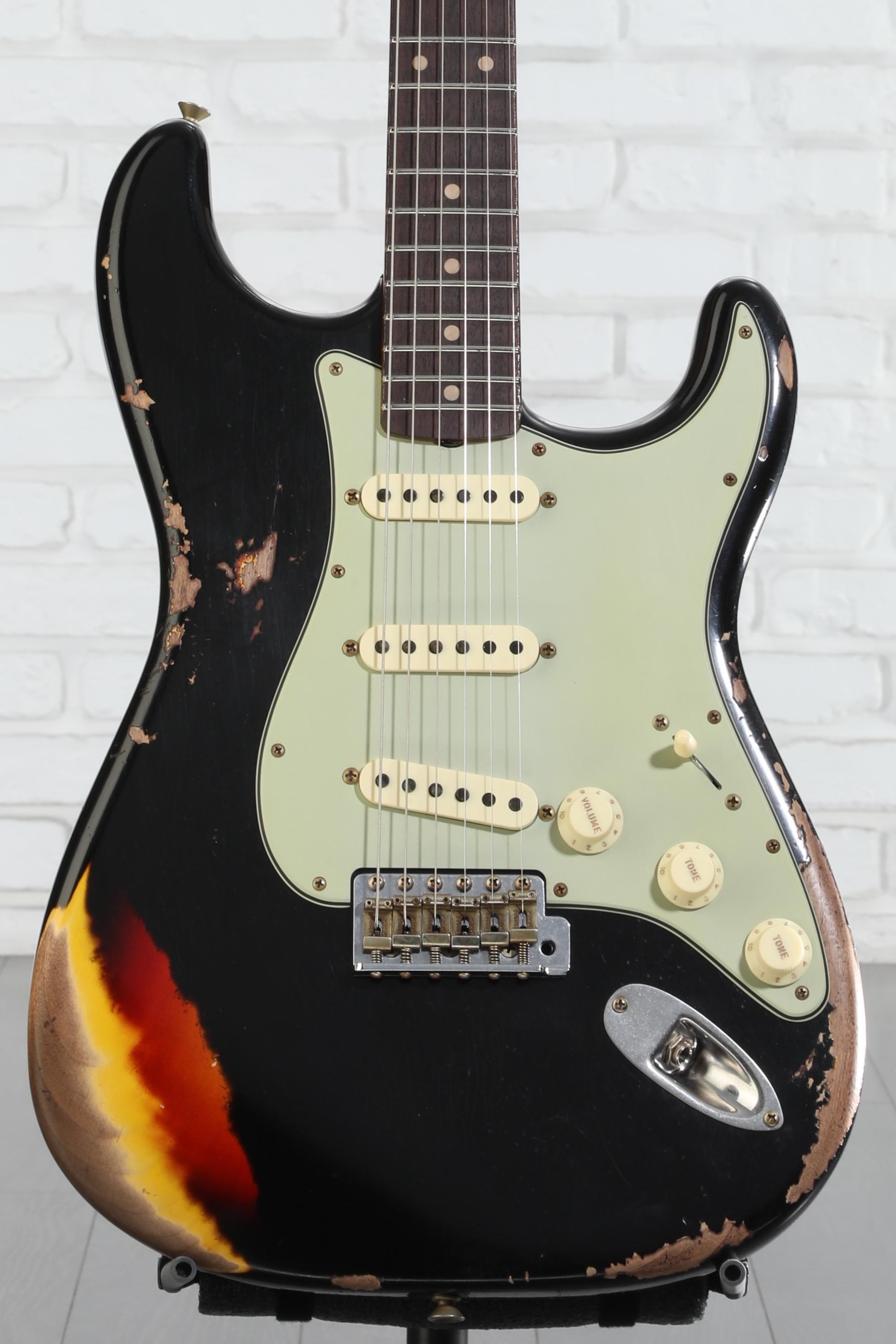 ギター Fender USA Custom Shop 60 Stratocaster Fender Custom Shop 1960 Stratocaster Heavy Relic Electric Guitar