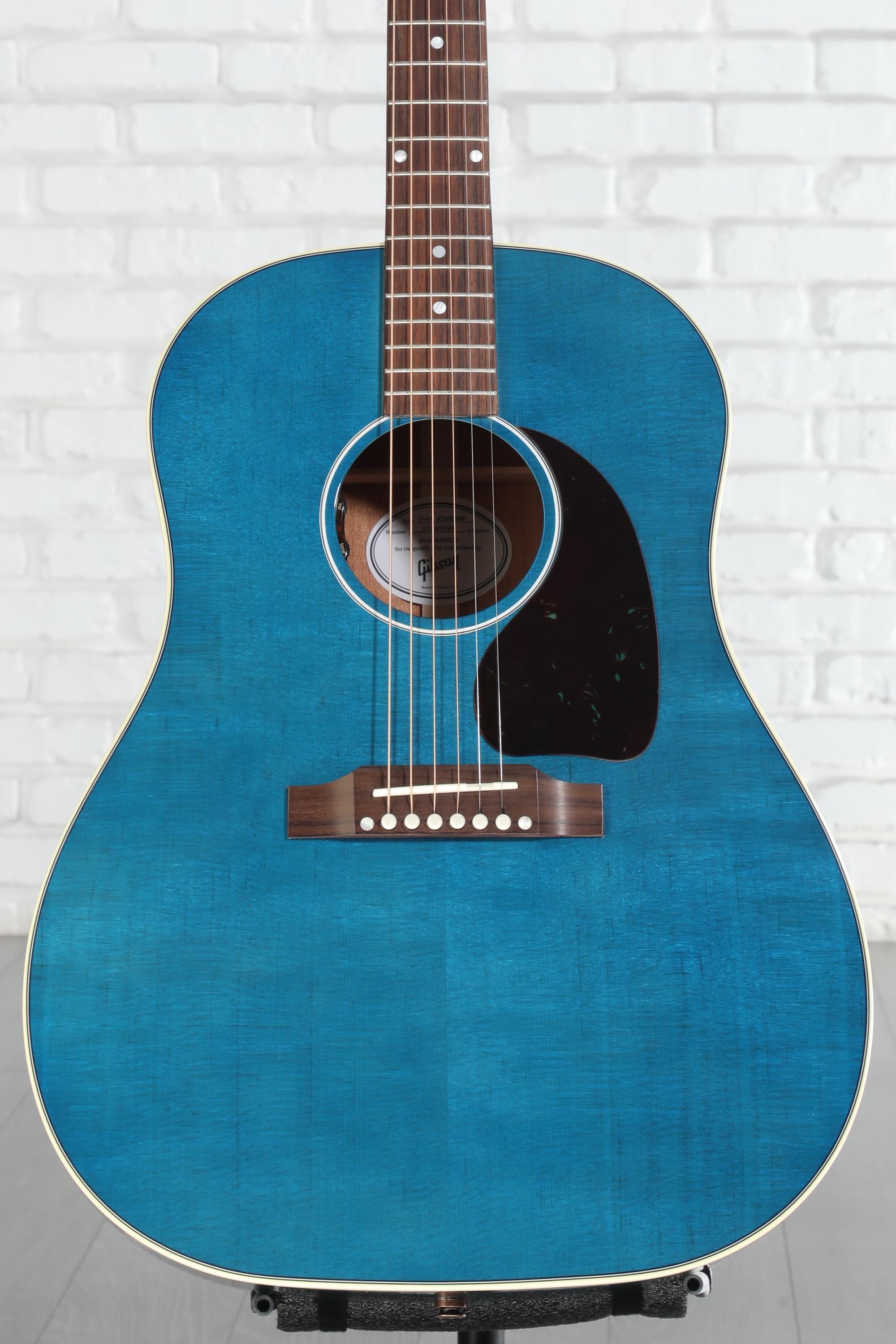 Gibson Acoustic J-45 Standard Acoustic Guitar - Bluebonnet Gloss
