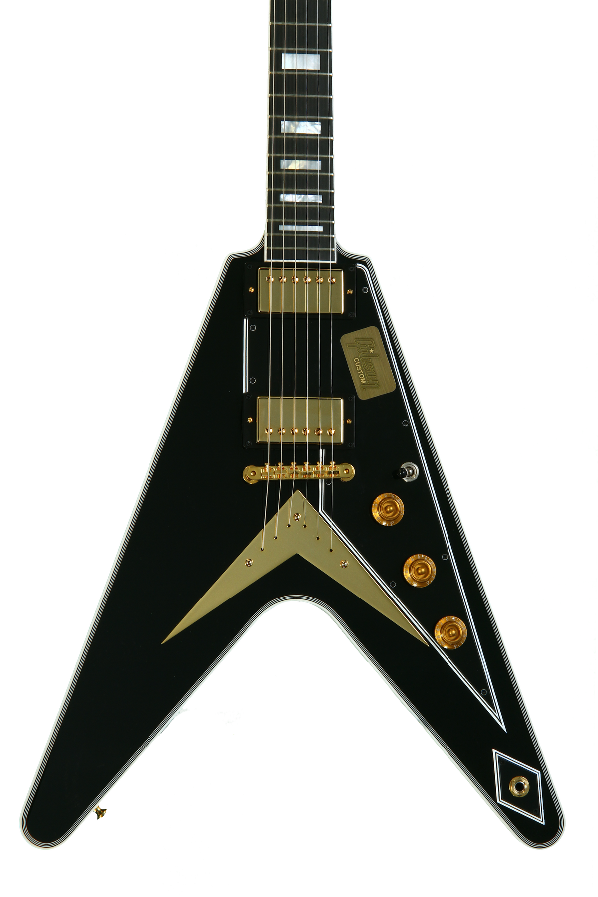 Gibson Custom Flying V Custom - Ebony | Sweetwater