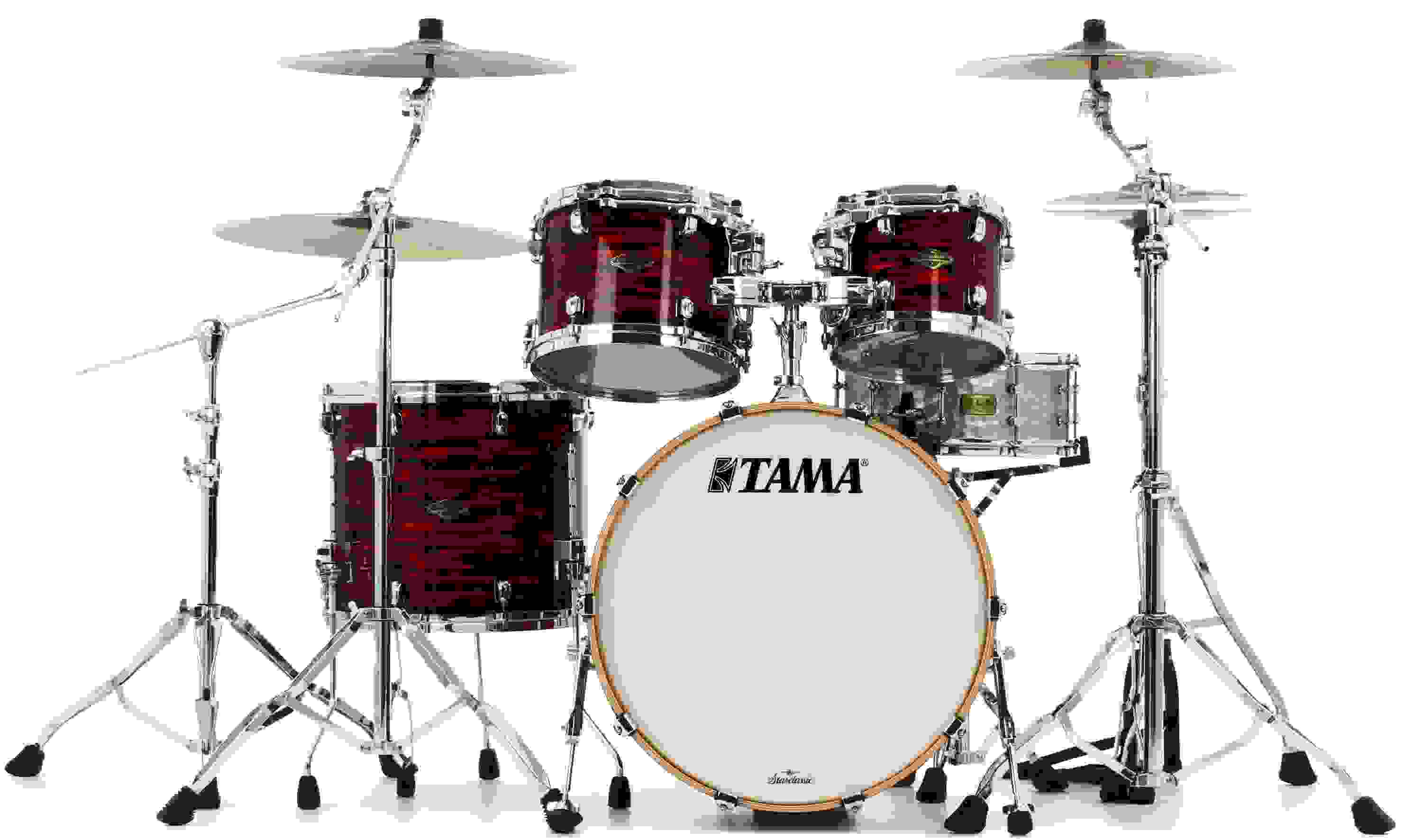 Tama Starclassic Walnut/Birch WBR42S 4-piece Shell Pack - Red Oyster