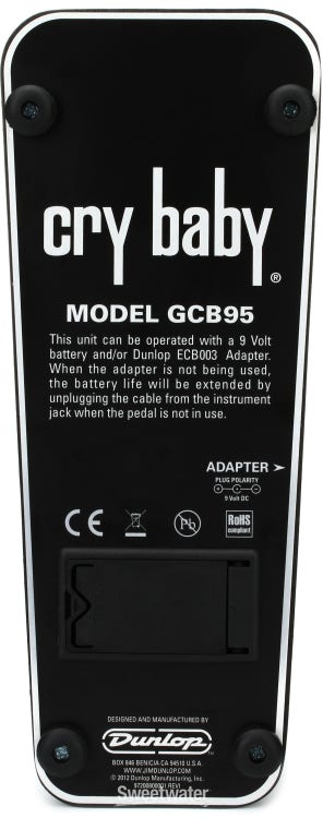 Dunlop GCB95 Cry Baby Standard Wah Pedal
