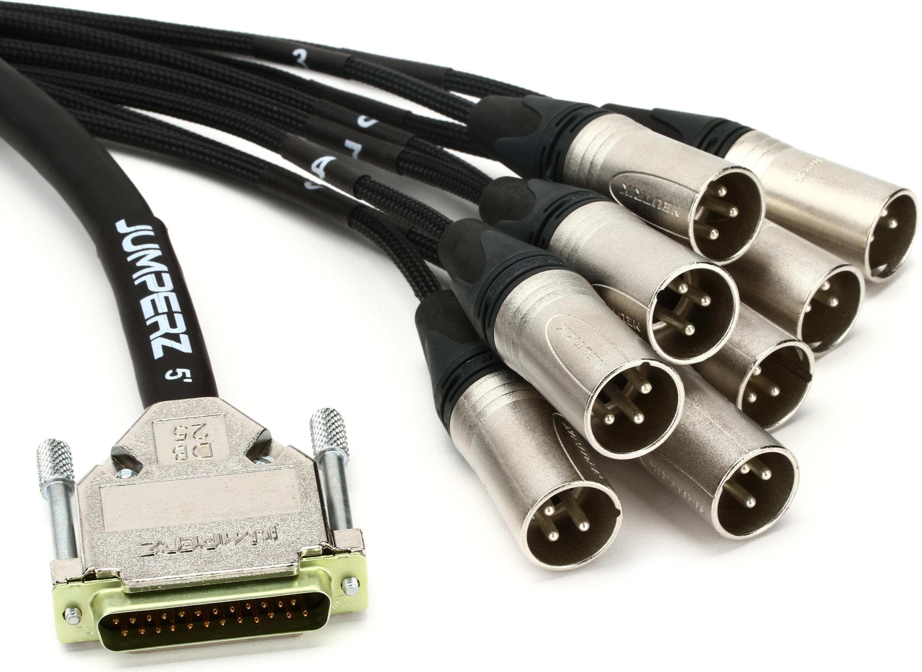 JUMPERZ JDB25-XLRF ZipLine DB25 to XLR Female 8-channel Analog