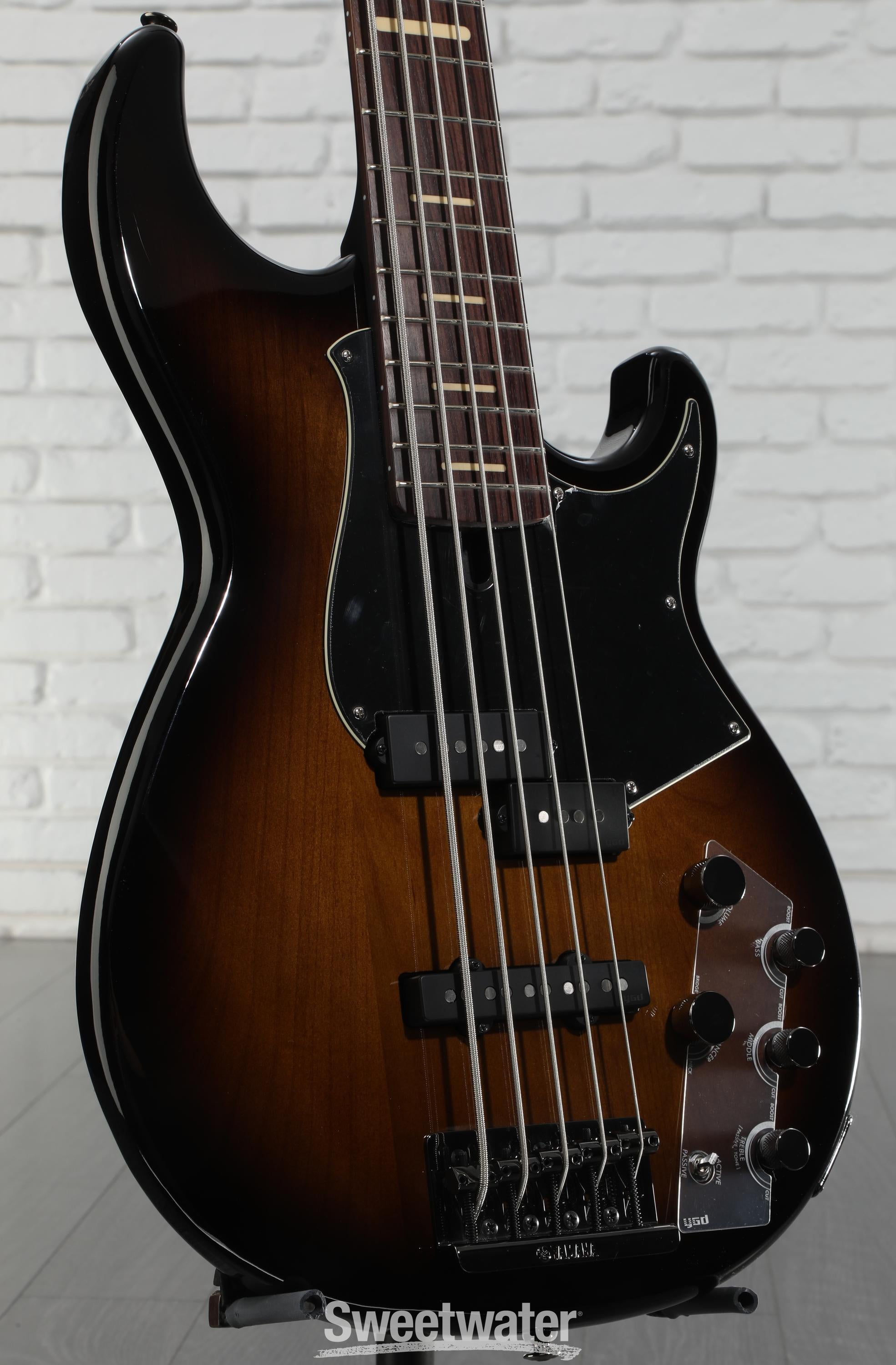 Yamaha BB735A 5-string Bass Guitar - Dark Coffee Sunburst