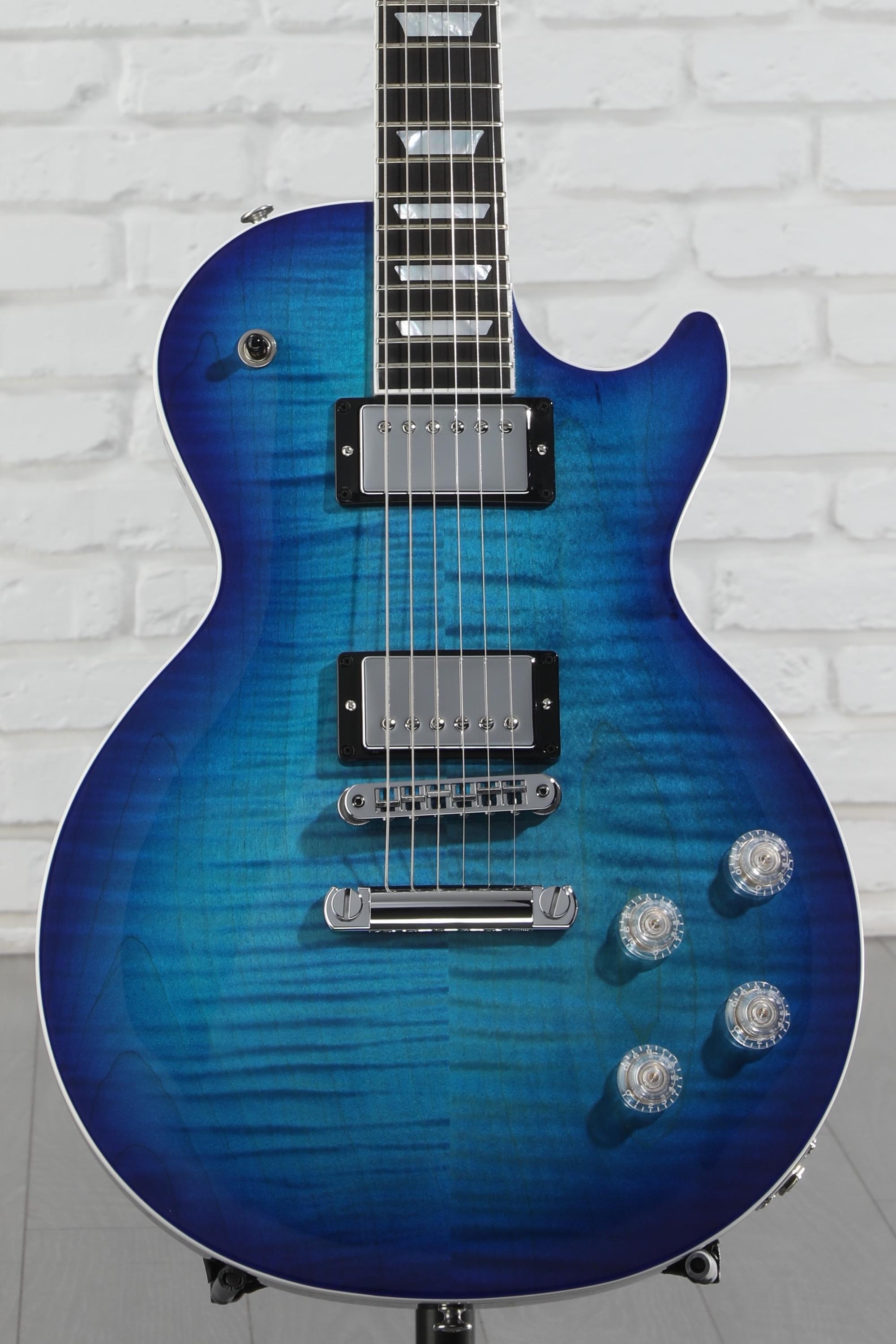 Gibson Les Paul Modern Figured Electric Guitar Cobalt Burst