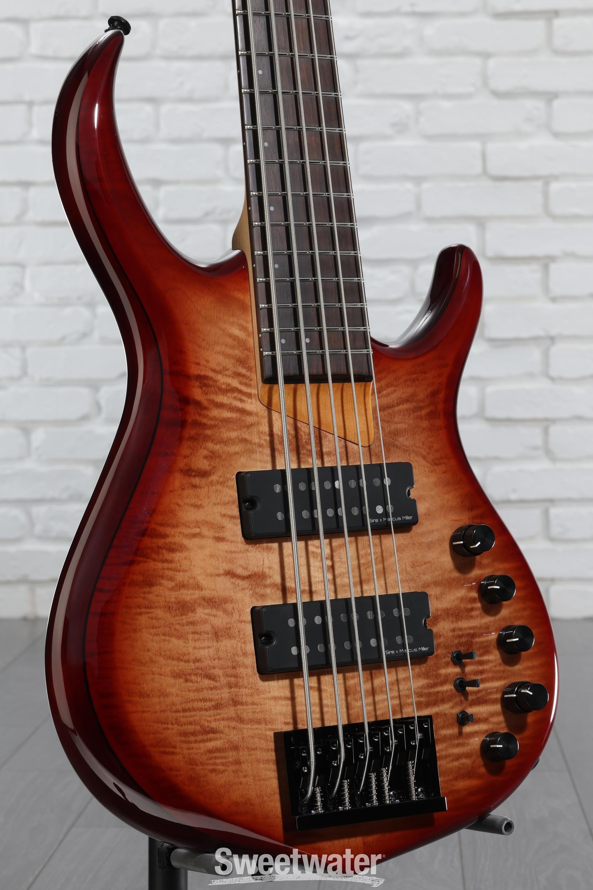 Sire Marcus Miller M7 Alder 5-string Bass Guitar - Brown Sunburst