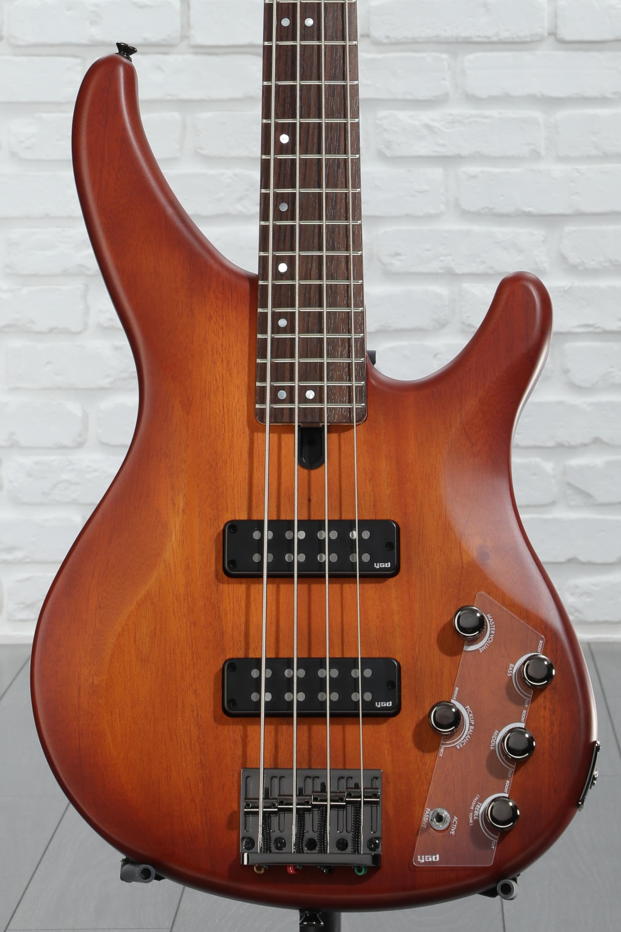 Yamaha TRBX504 4-string Bass Guitar - Brick Burst | Sweetwater