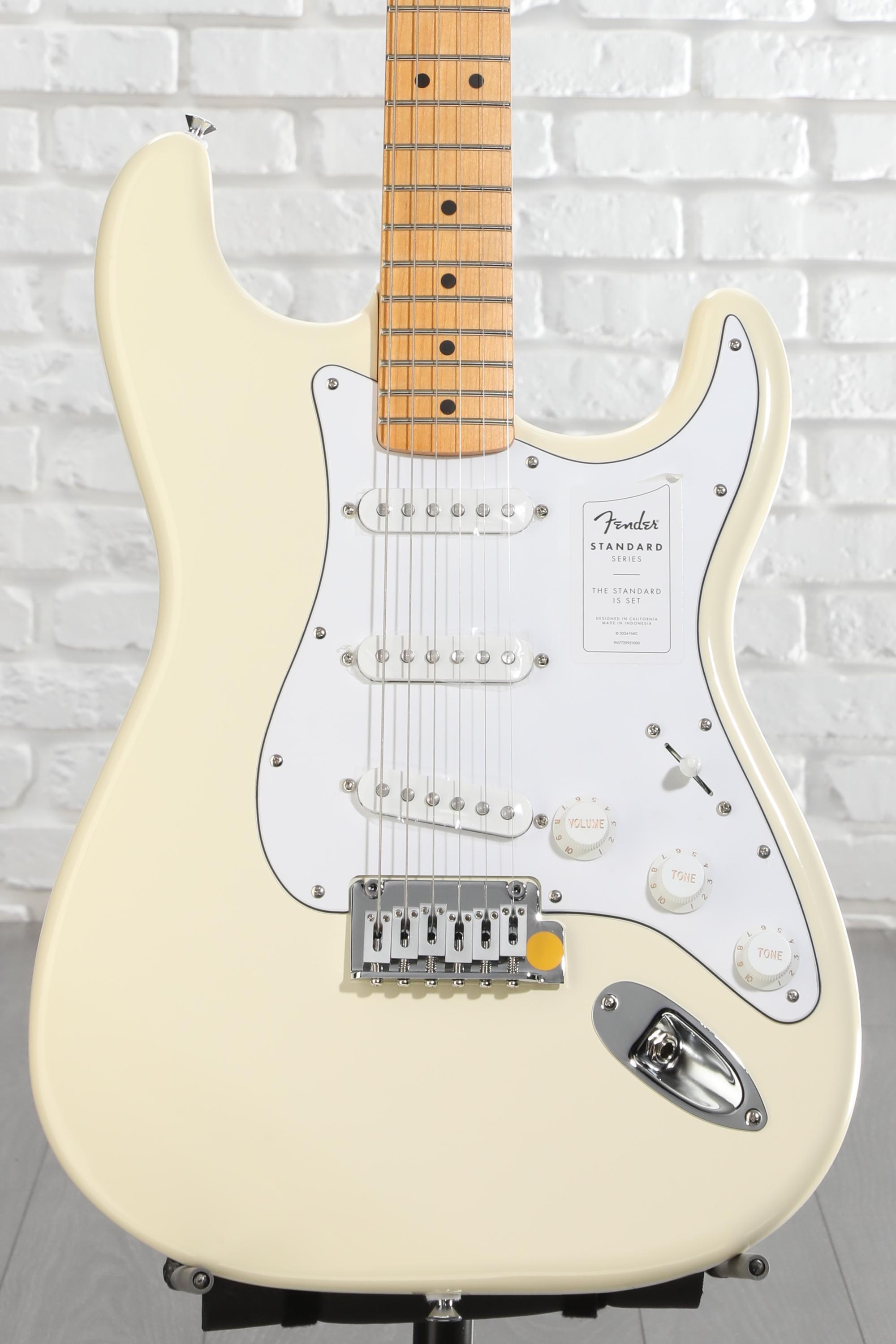 Fender Standard Stratocaster Electric Guitar - Olympic White