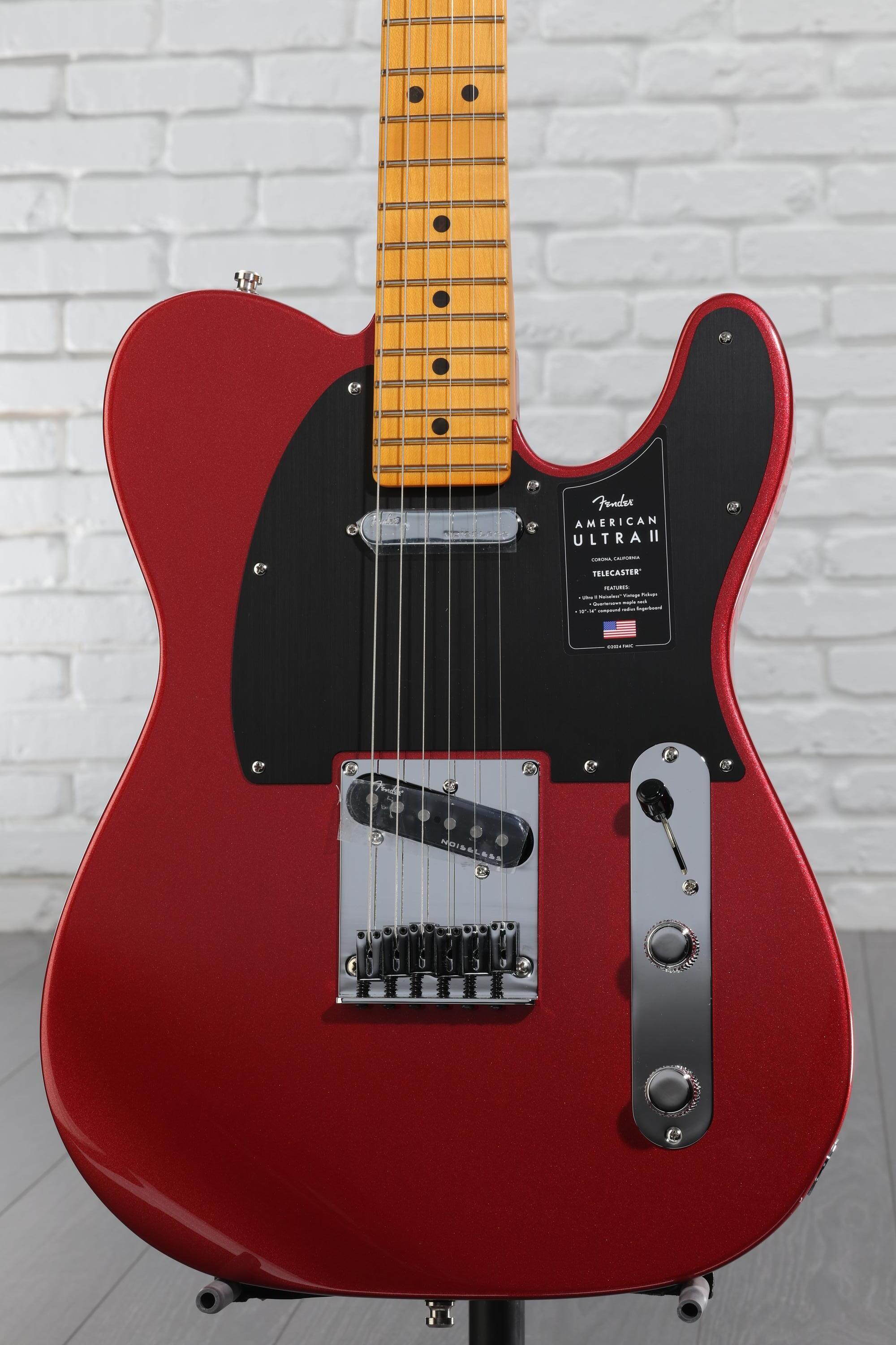 Fender American Ultra II Telecaster Electric Guitar - Sinister Red
