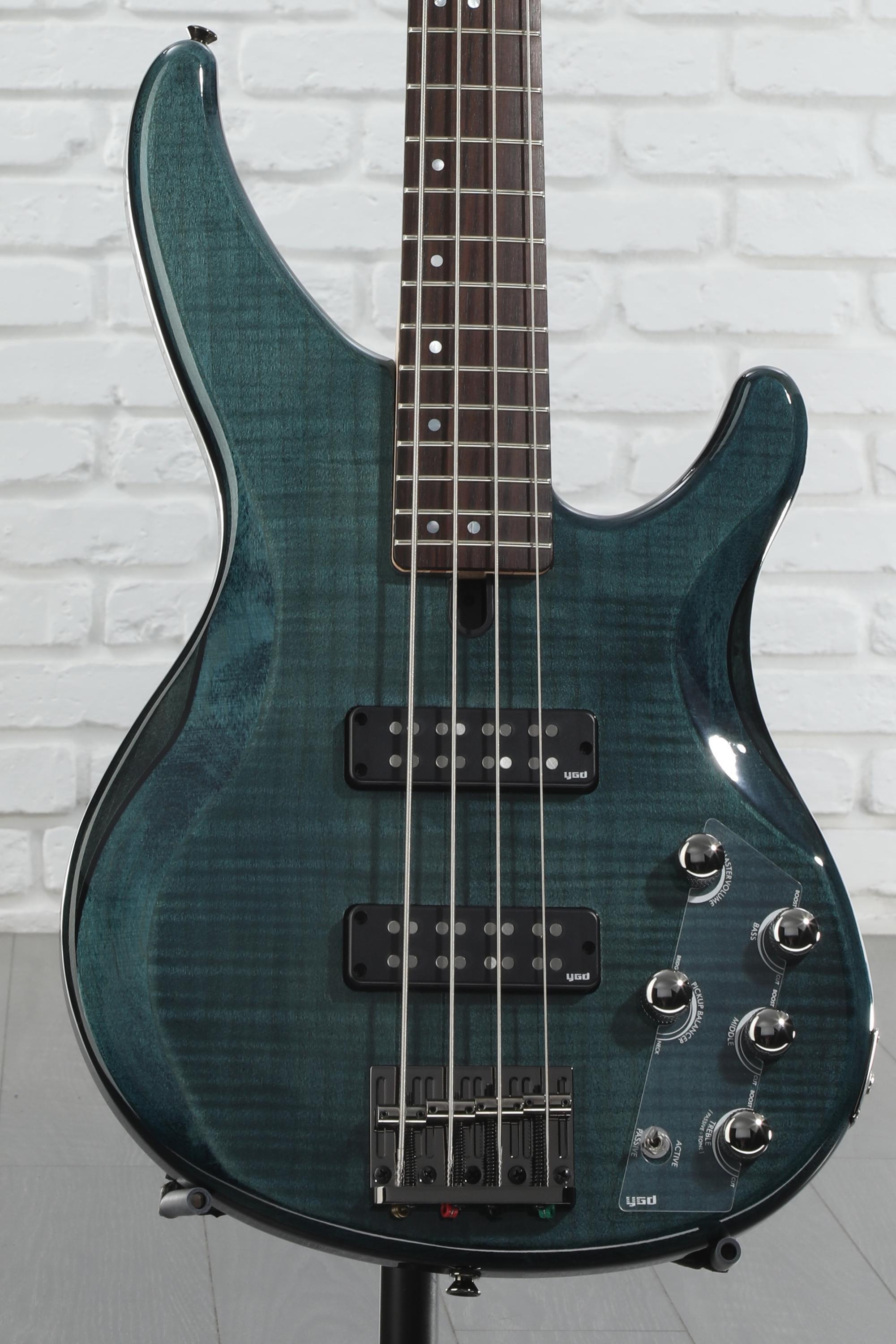 Yamaha TRBX604FM 4-string Bass Guitar - Indigo Blue | Sweetwater