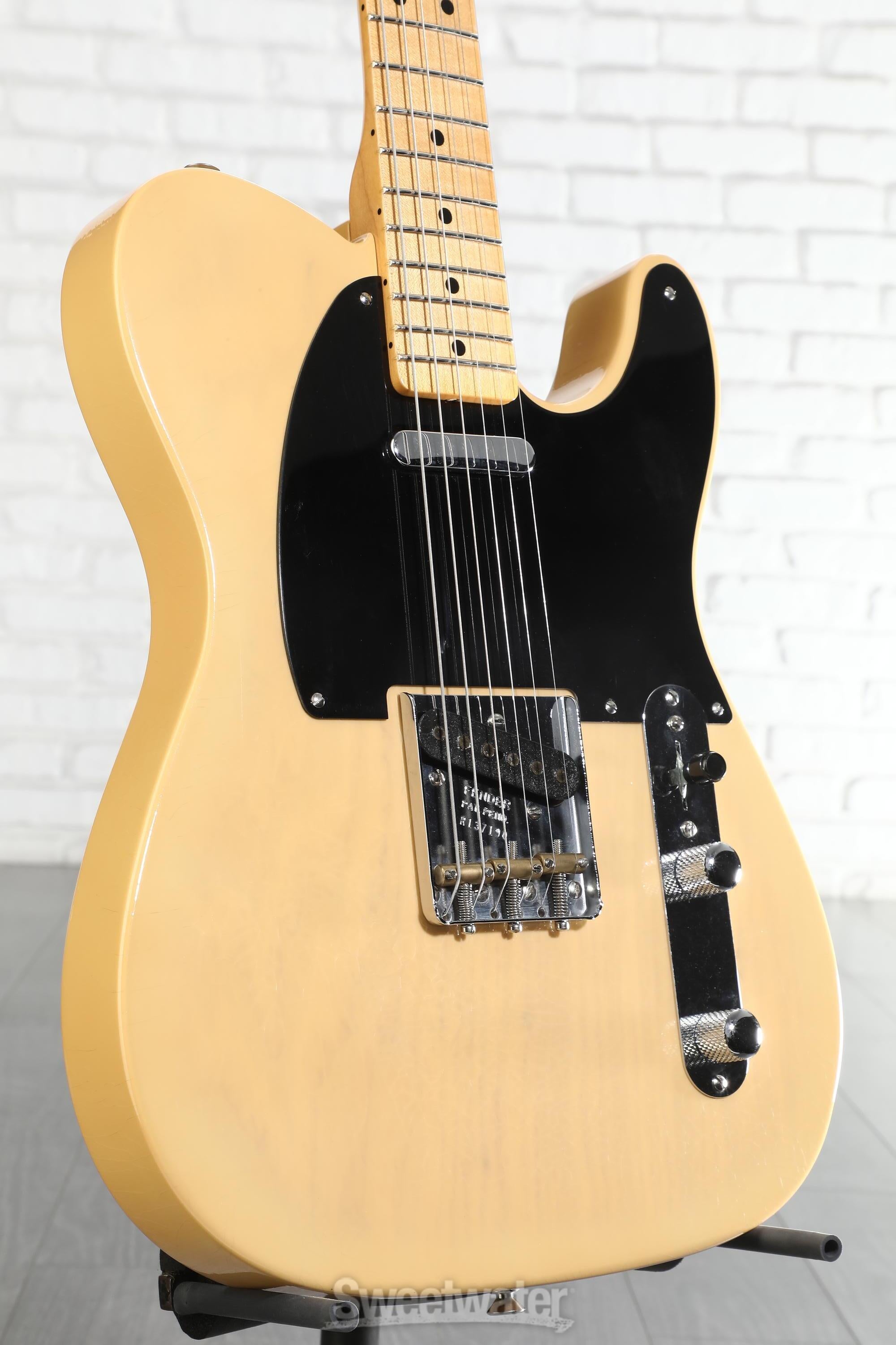 Photo of Fender Custom Shop 1950 Double Esquire Deluxe Closet Classic Electric Guitar - Faded Nocaster Blonde