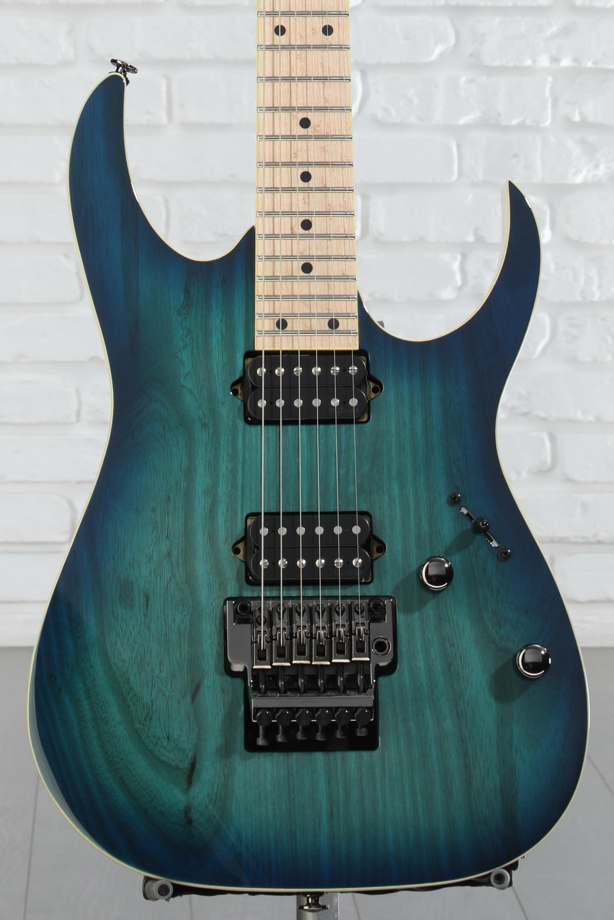 美品！　Ibanez prestige RG652AHM Ibanez Prestige RG652AHM - Nebula Green Burst | Sweetwater