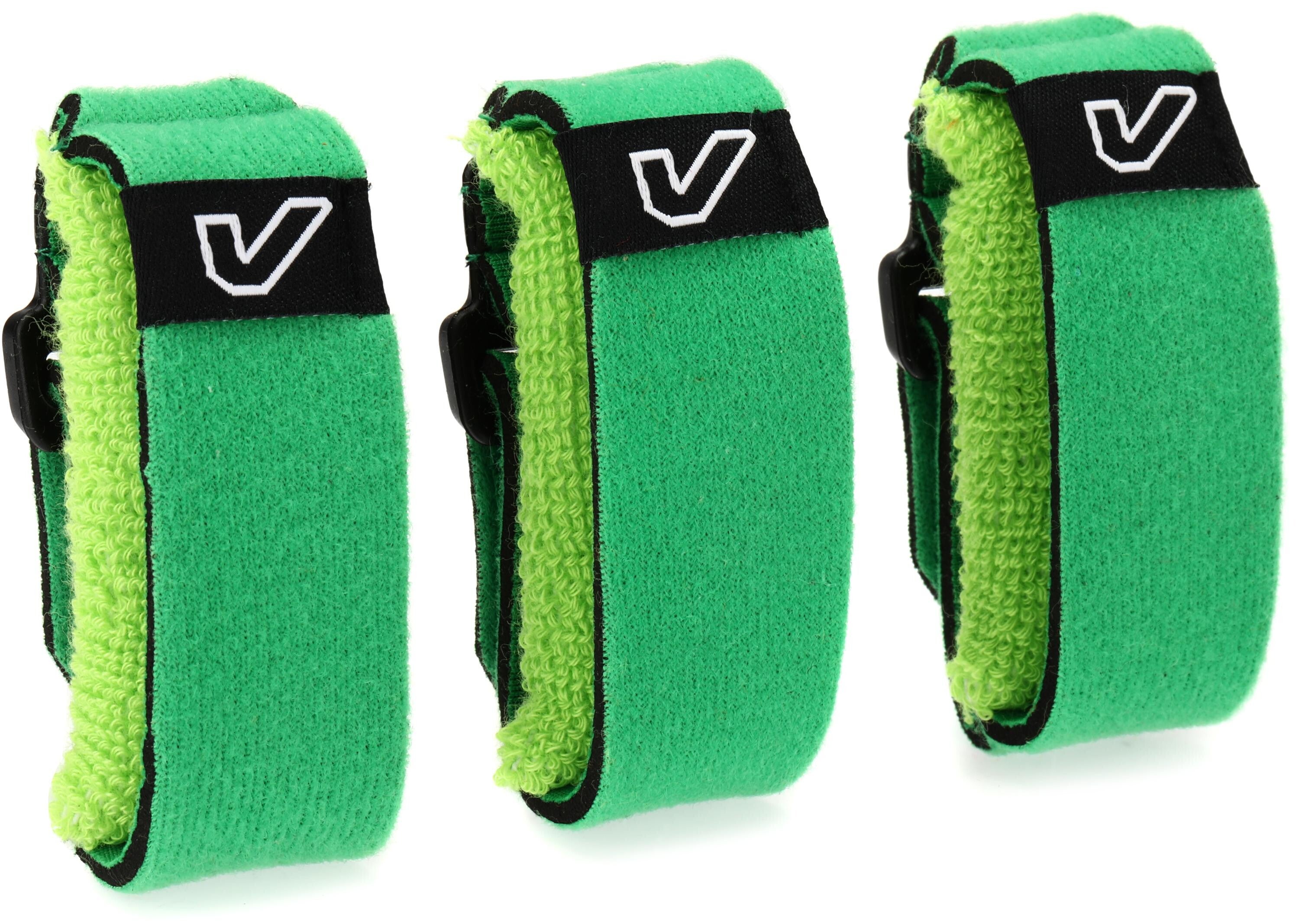 Photo of Gruv Gear FretWraps String Dampener - Large - Leaf Green (3-pack)