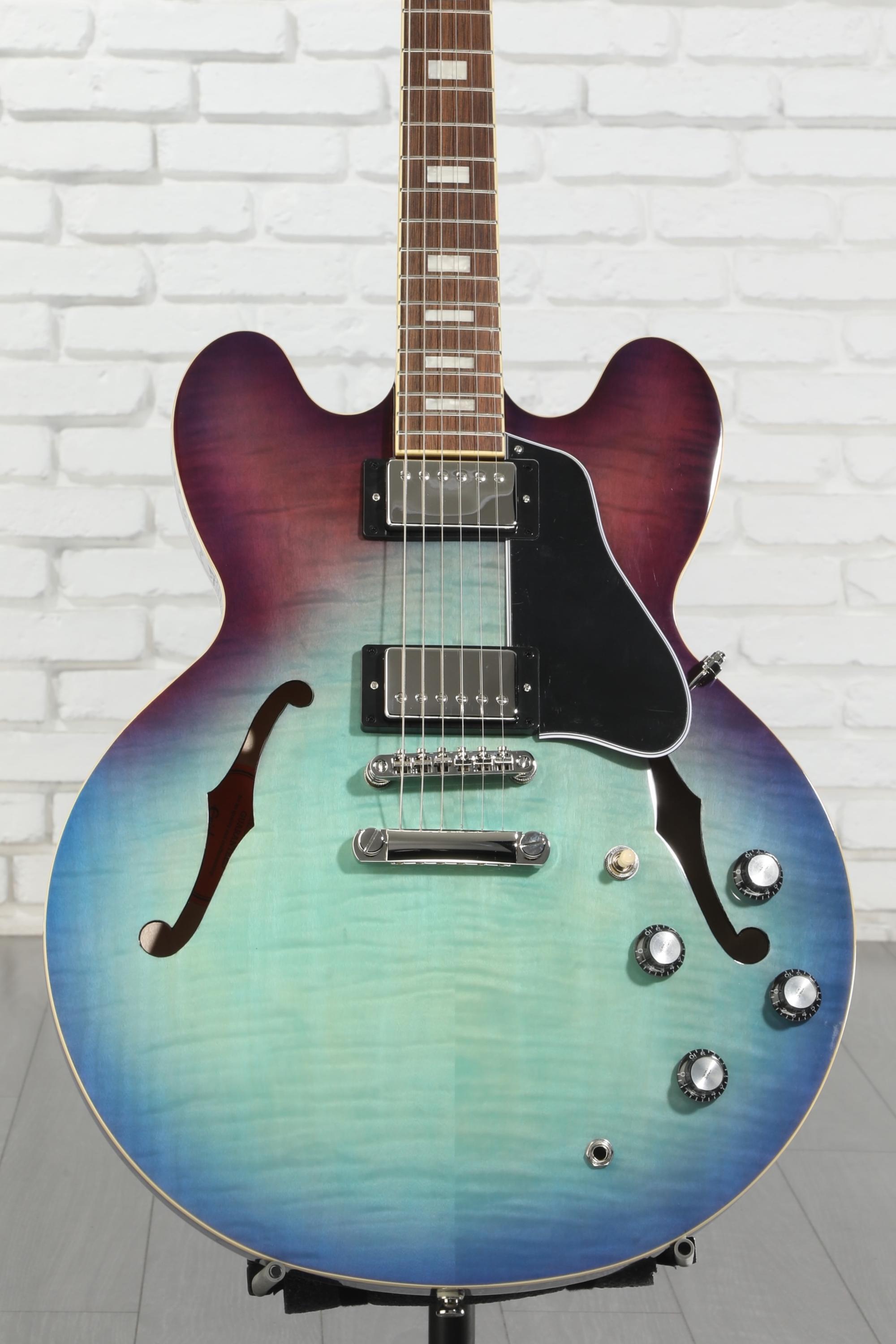 Epiphone ES-335 Figured Semi-hollowbody - Blueberry Burst Reviews