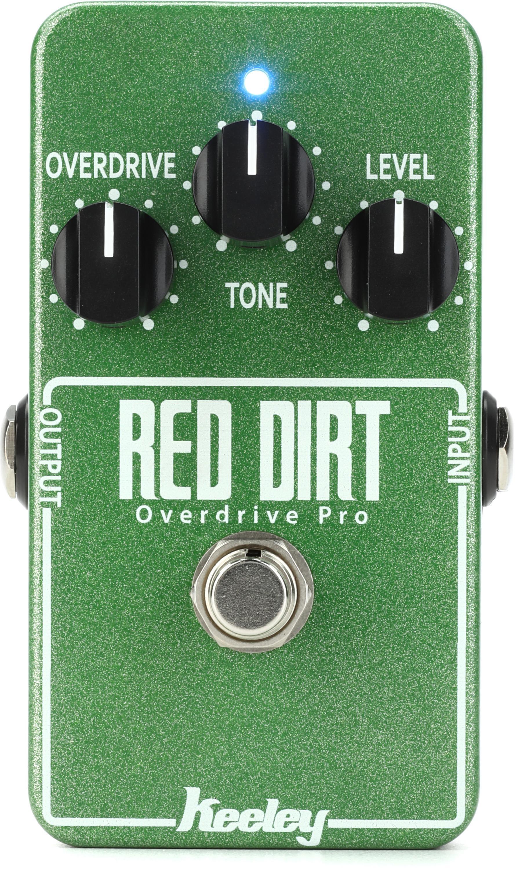 Keeley Red Dirt Overdrive Germanium Overdrive Pedal - Green Sparkle,  Sweetwater Exclusive