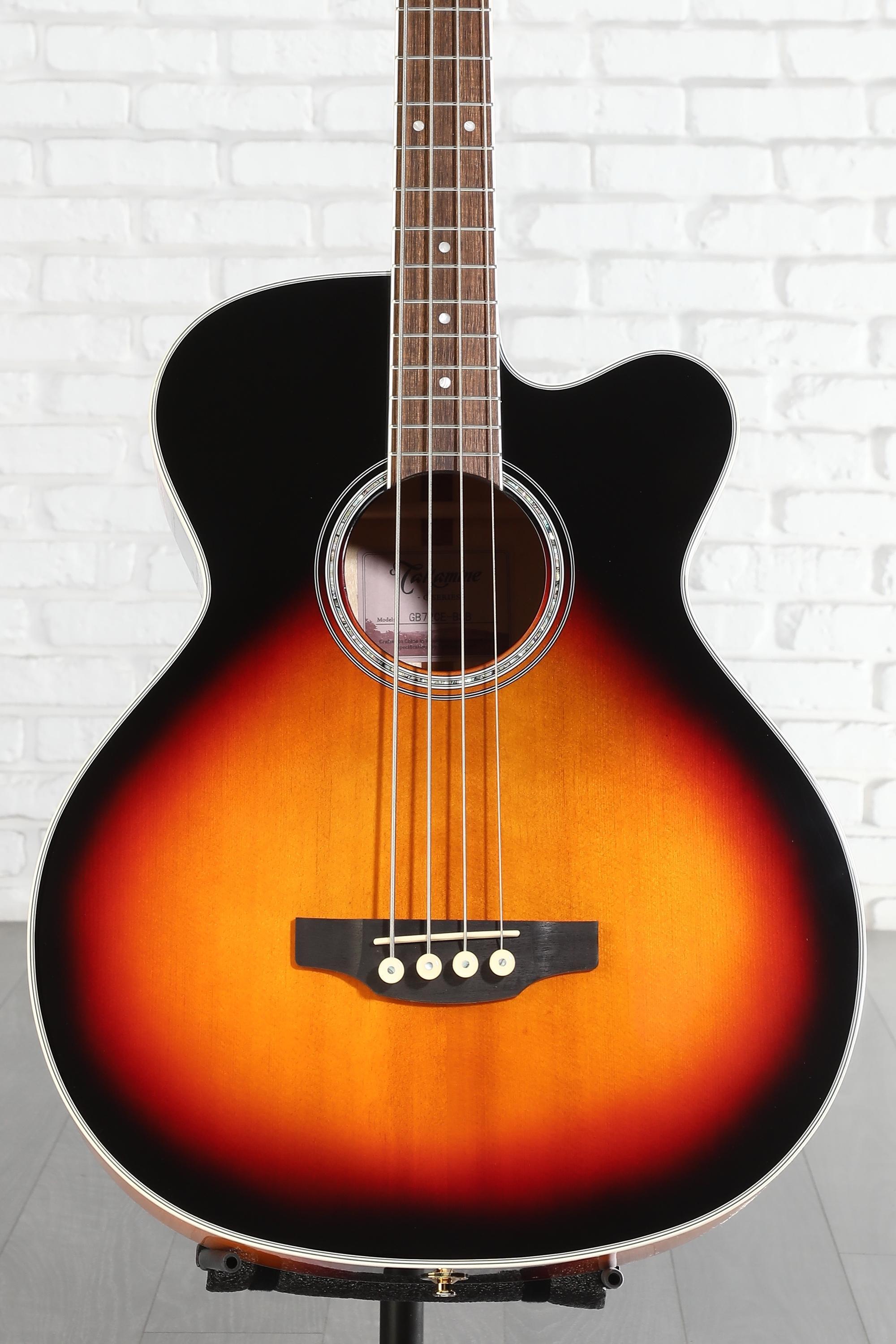Takamine GB72CE Jumbo Acoustic-electric Bass Guitar - Sunburst