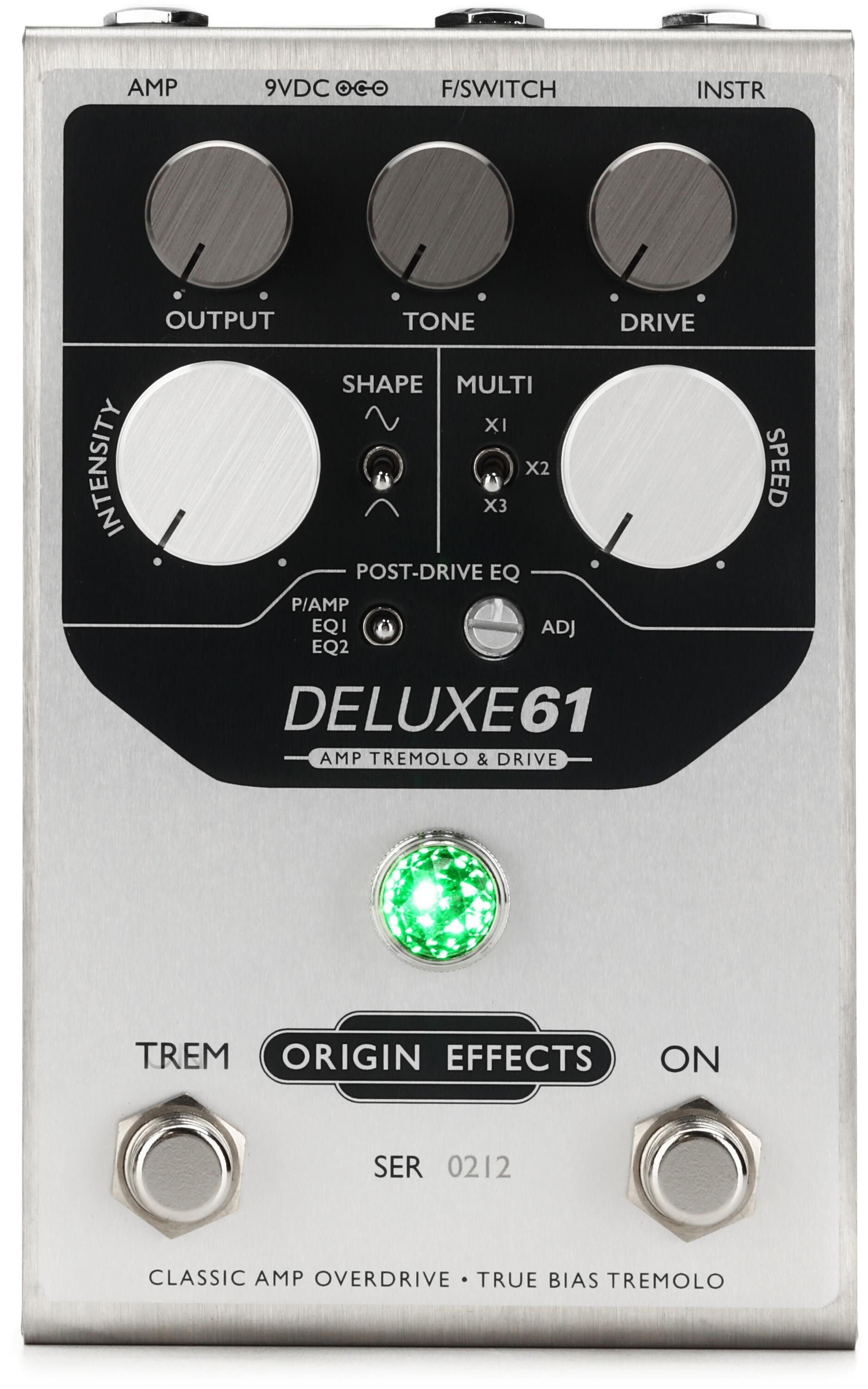 Origin Effects DELUXE61 Amp Tremolo & Drive Pedal | Sweetwater