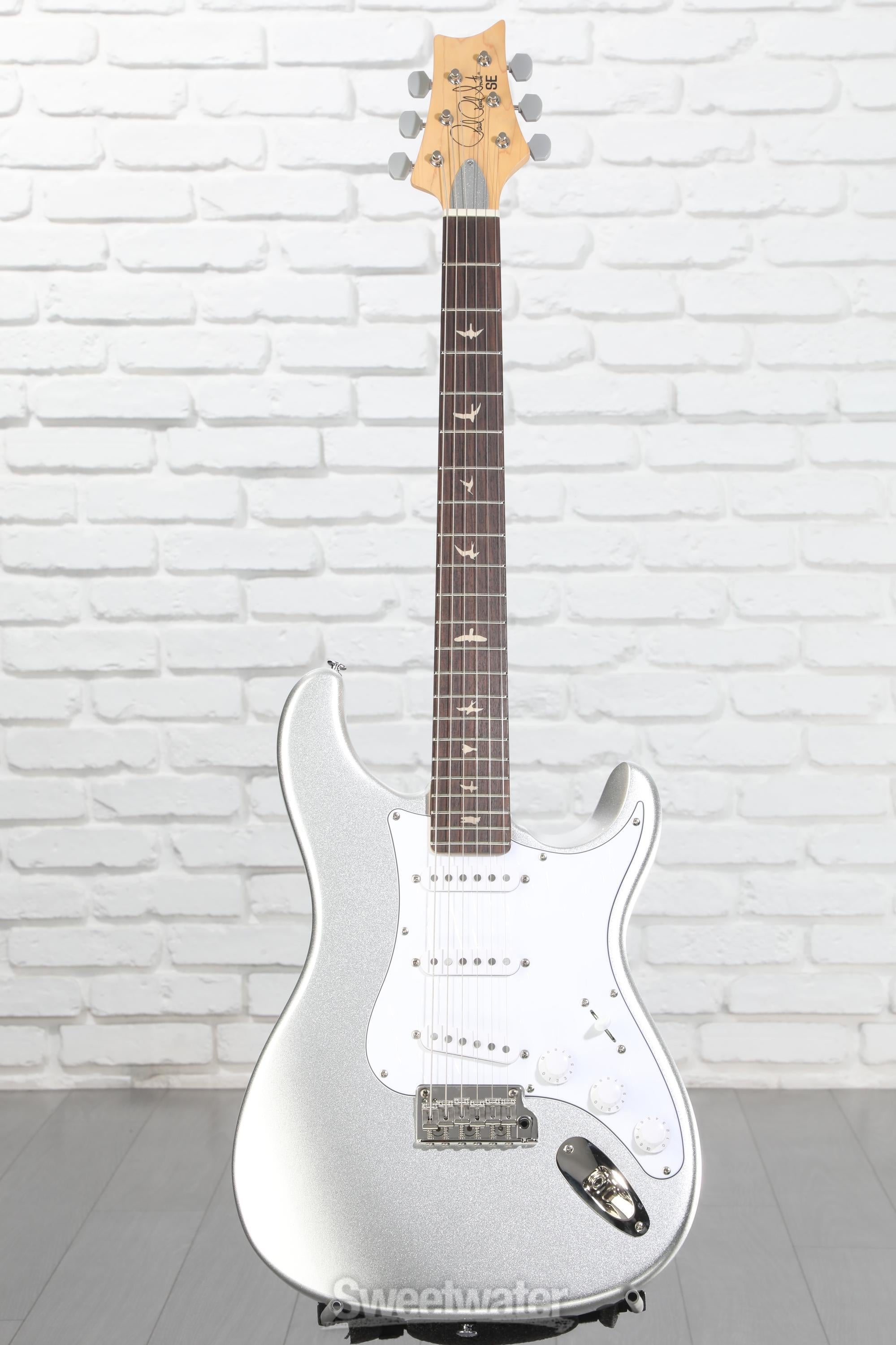 PRS SE Silver Sky Electric Guitar - Platinum Spark, Sweetwater