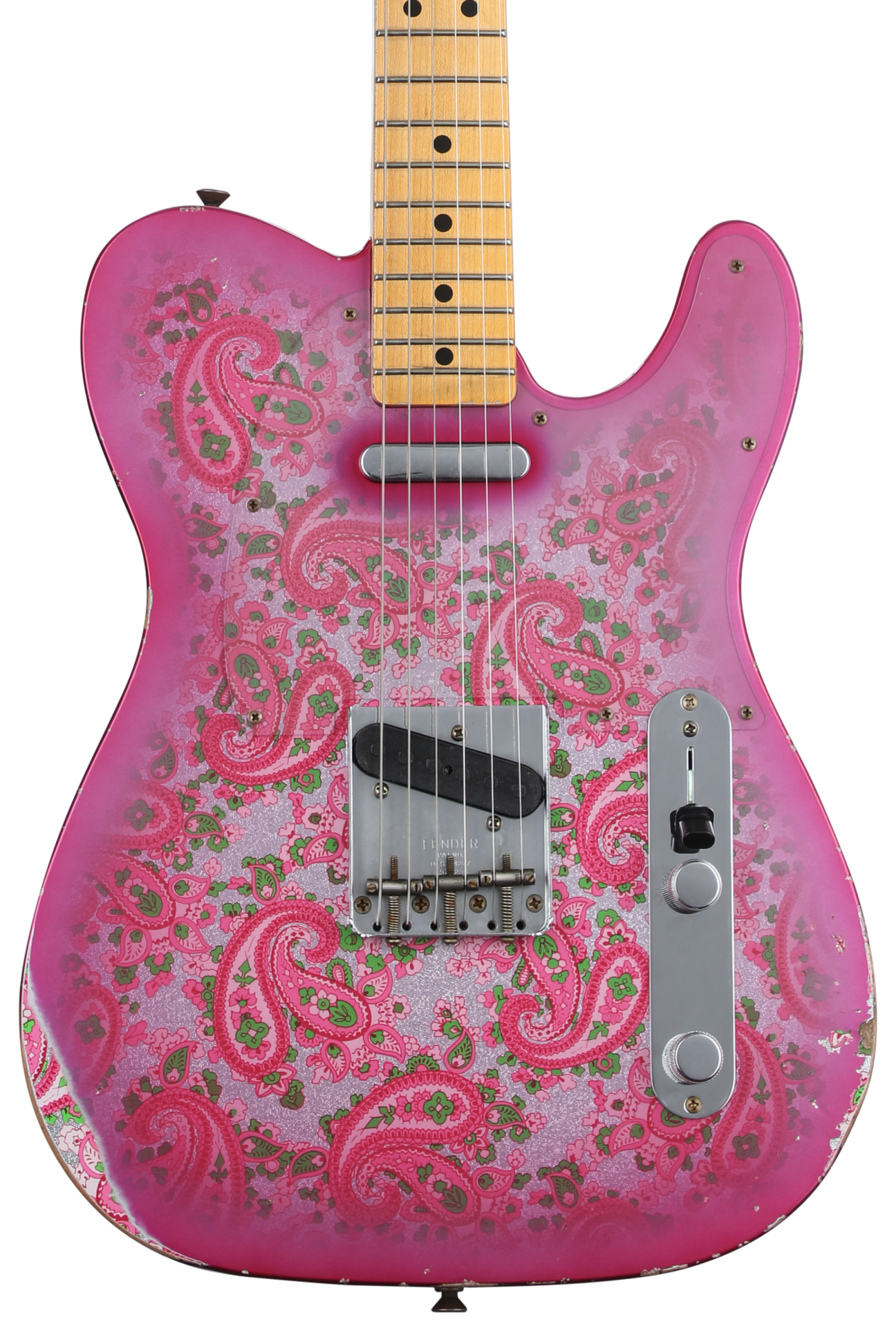Pink online paisley telecaster