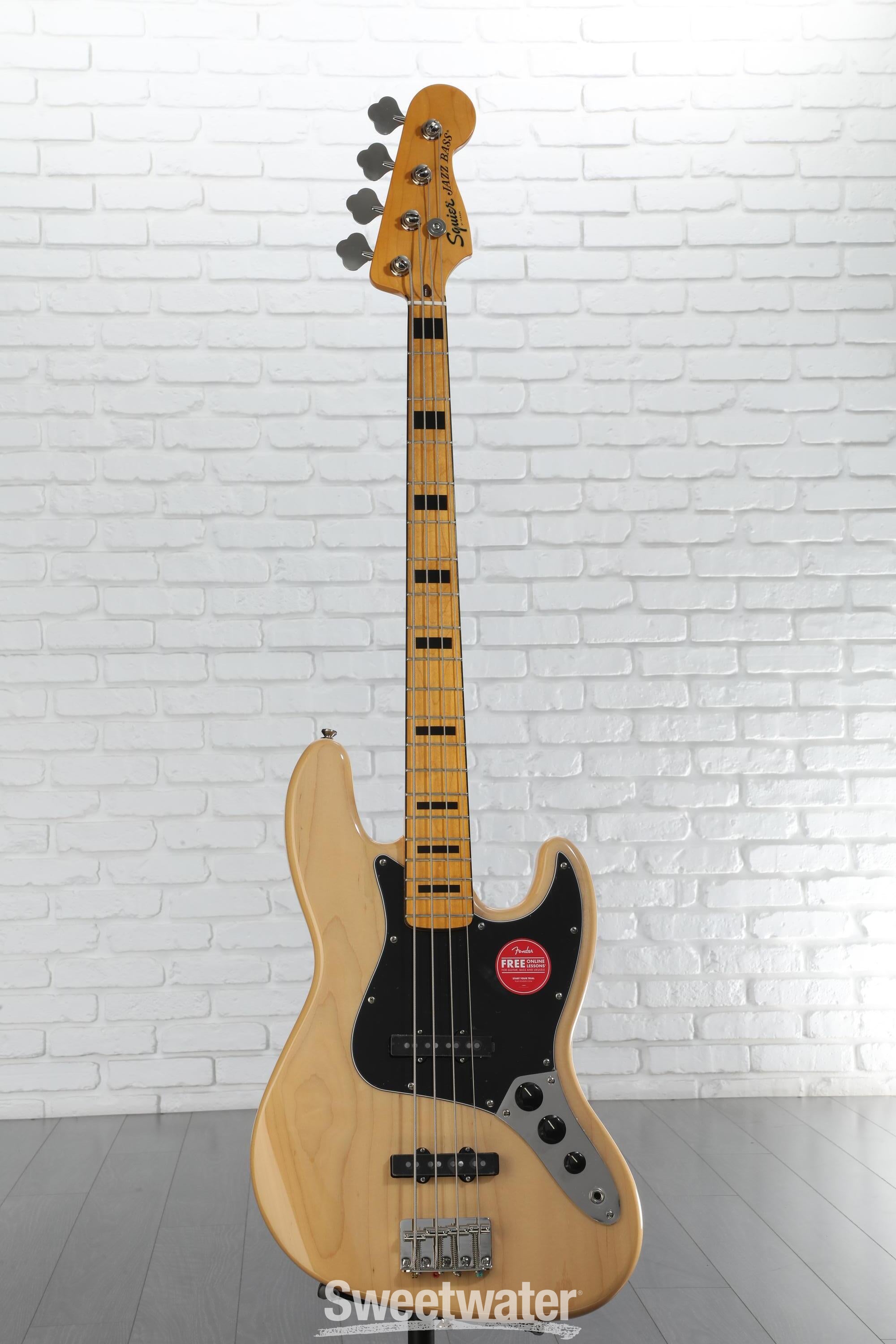 Squier Classic Vibe '70s Jazz Bass - Natural | Sweetwater