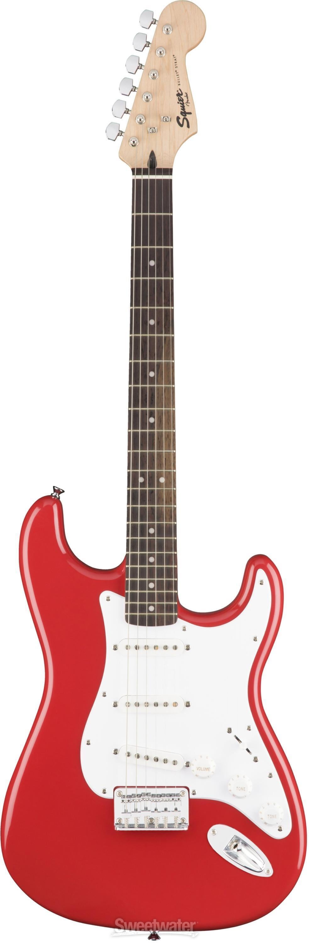 Squier Bullet Strat HT - Fiesta Red with Rosewood