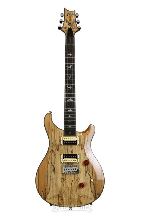 PRS SE Custom 24, Exclusive Finish - Spalted Maple, Natural