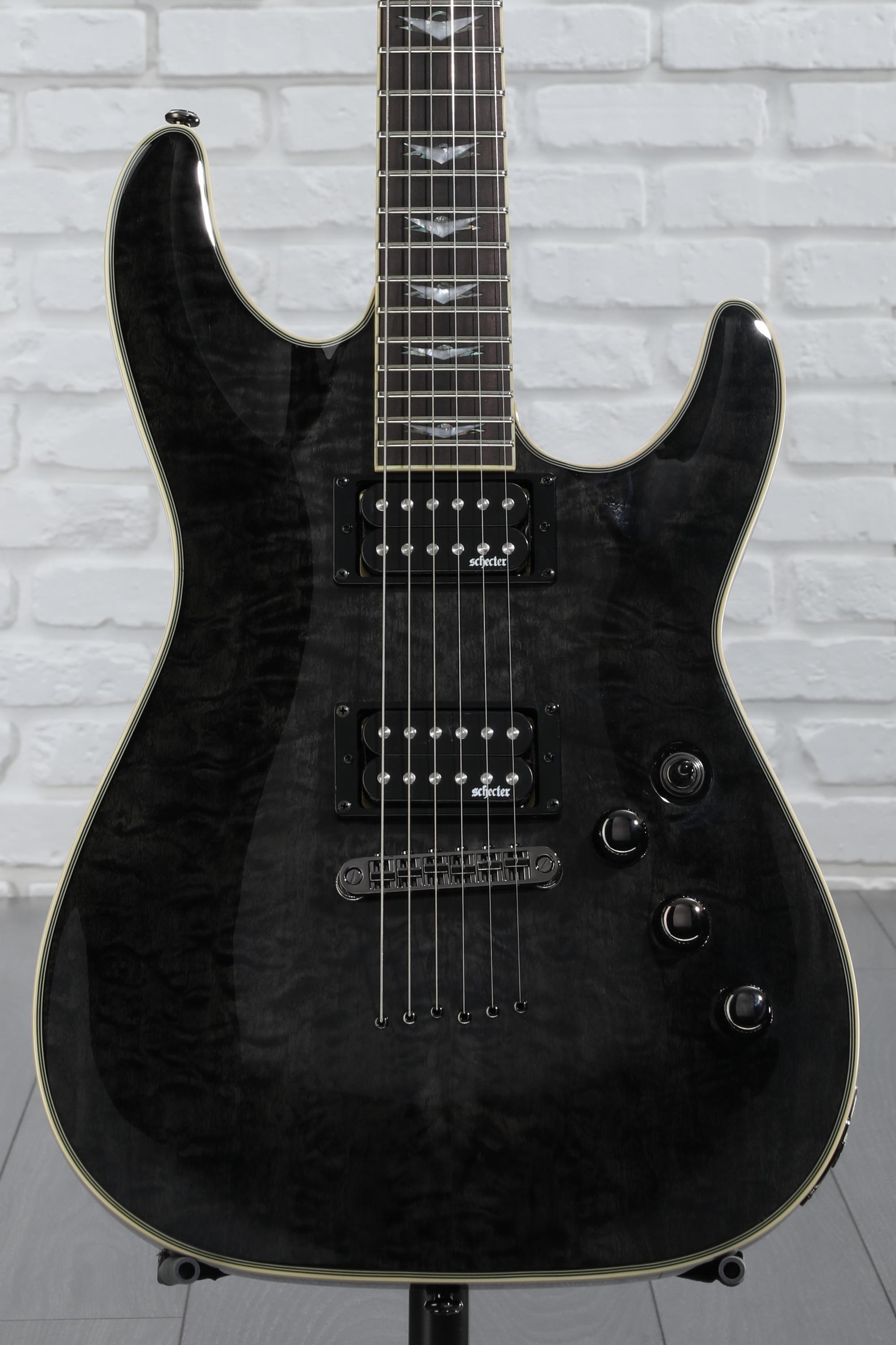Schecter Omen Extreme-6 Electric Guitar - See-Thru Black