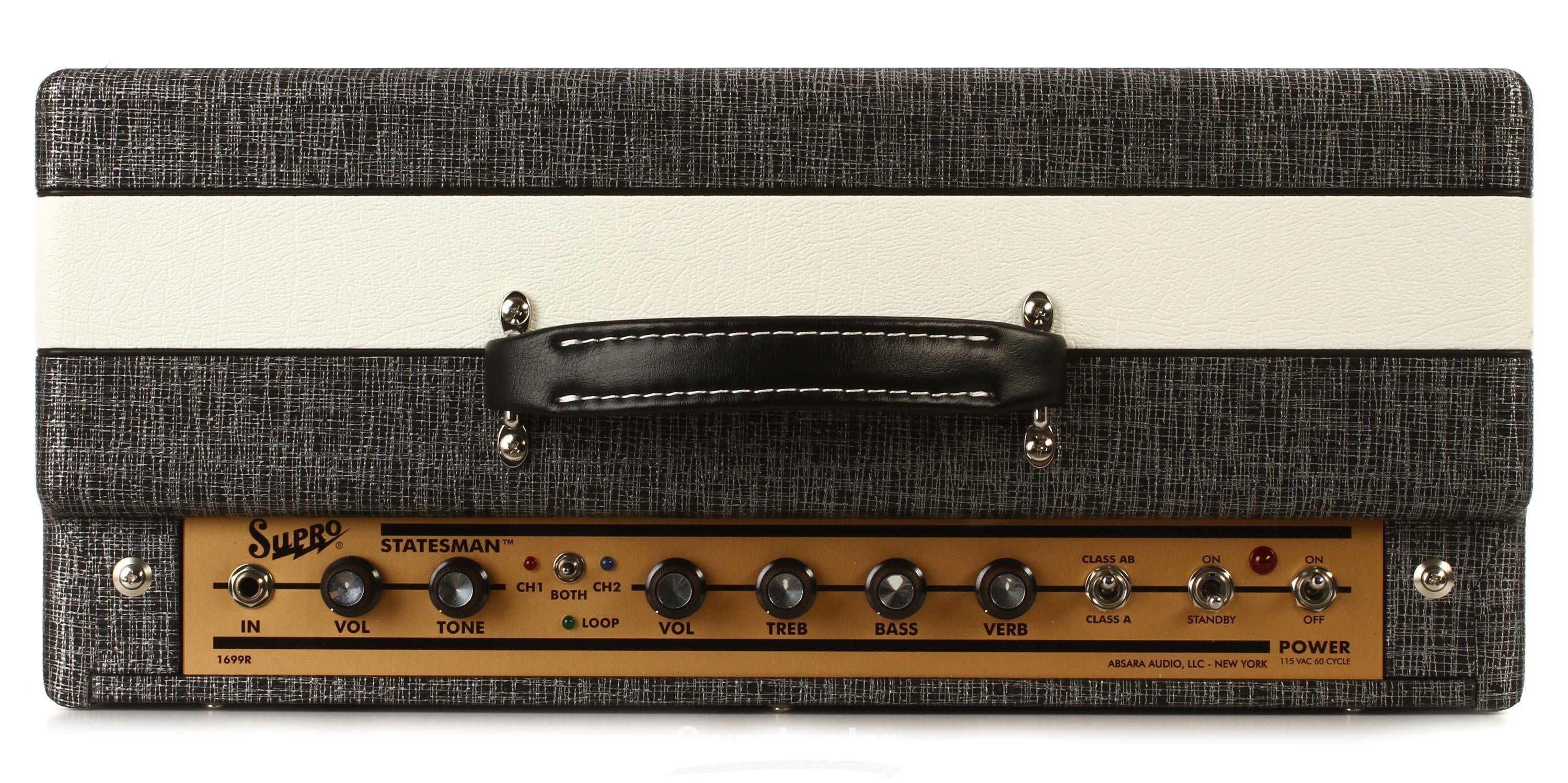 Supro statesman clearance amp