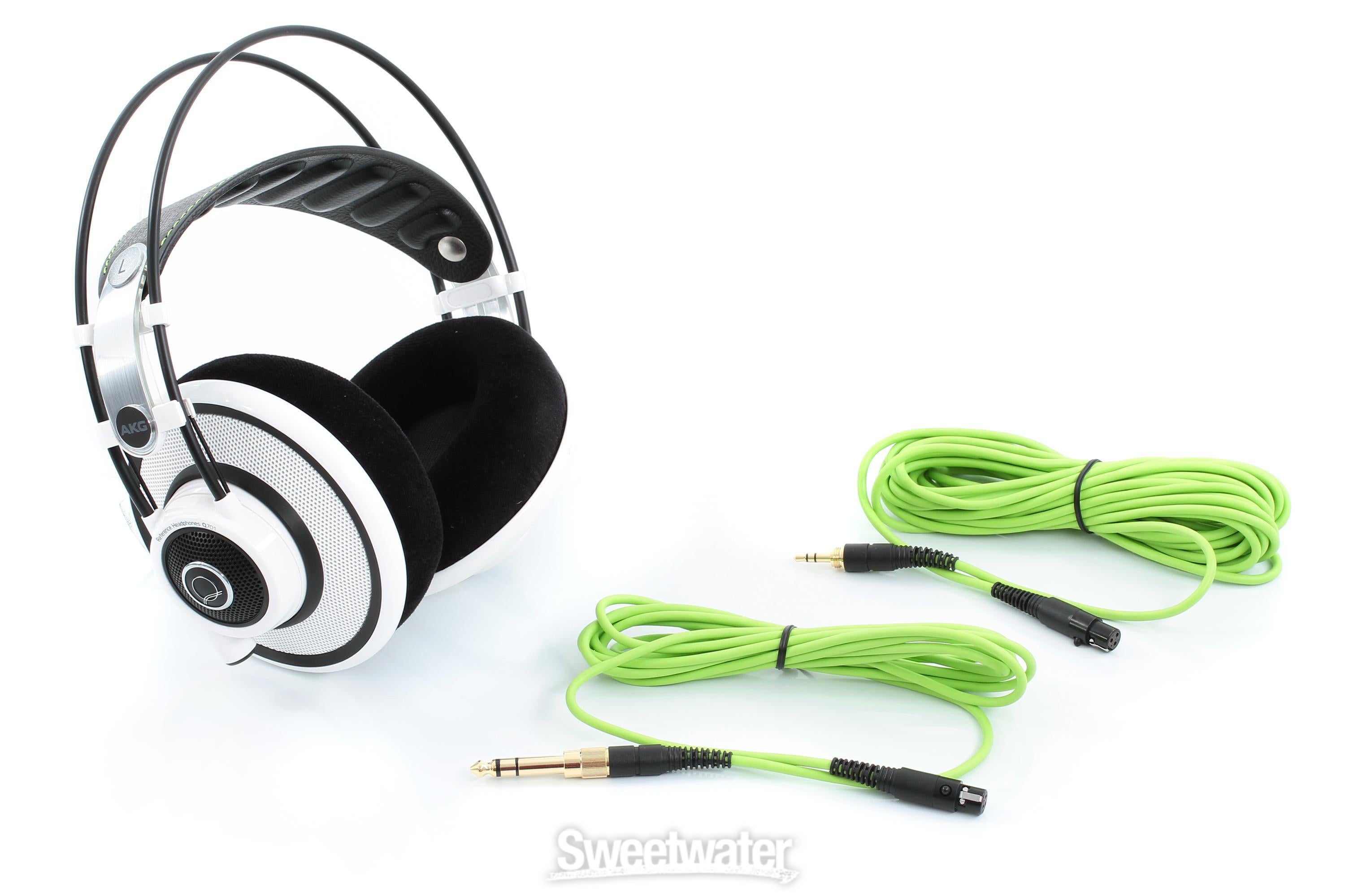 AKG Quincy Jones Q701 Stereo Headphones, White - Semi-open