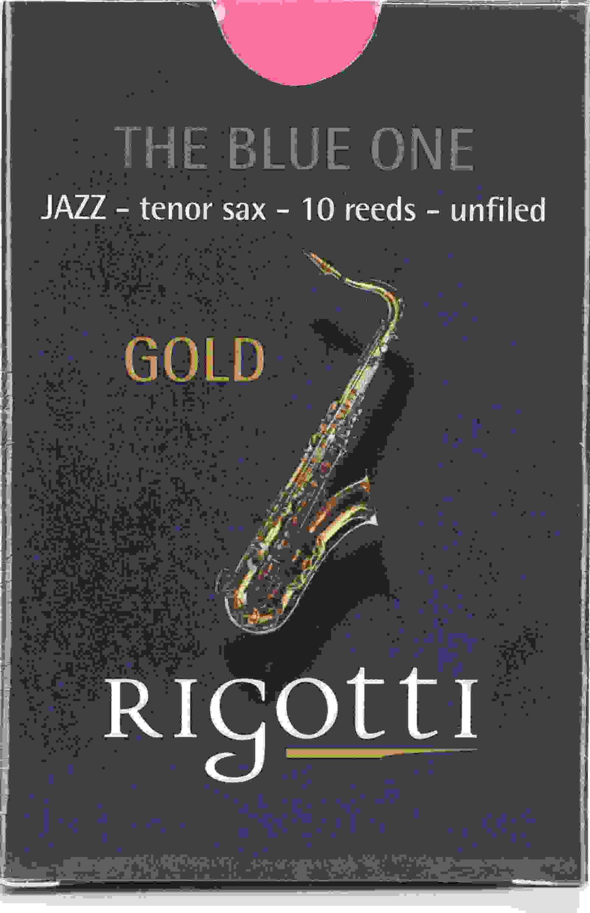 Rigotti RG.JST Gold Jazz Tenor Saxophone Reeds - 2 Strong (10-pack)