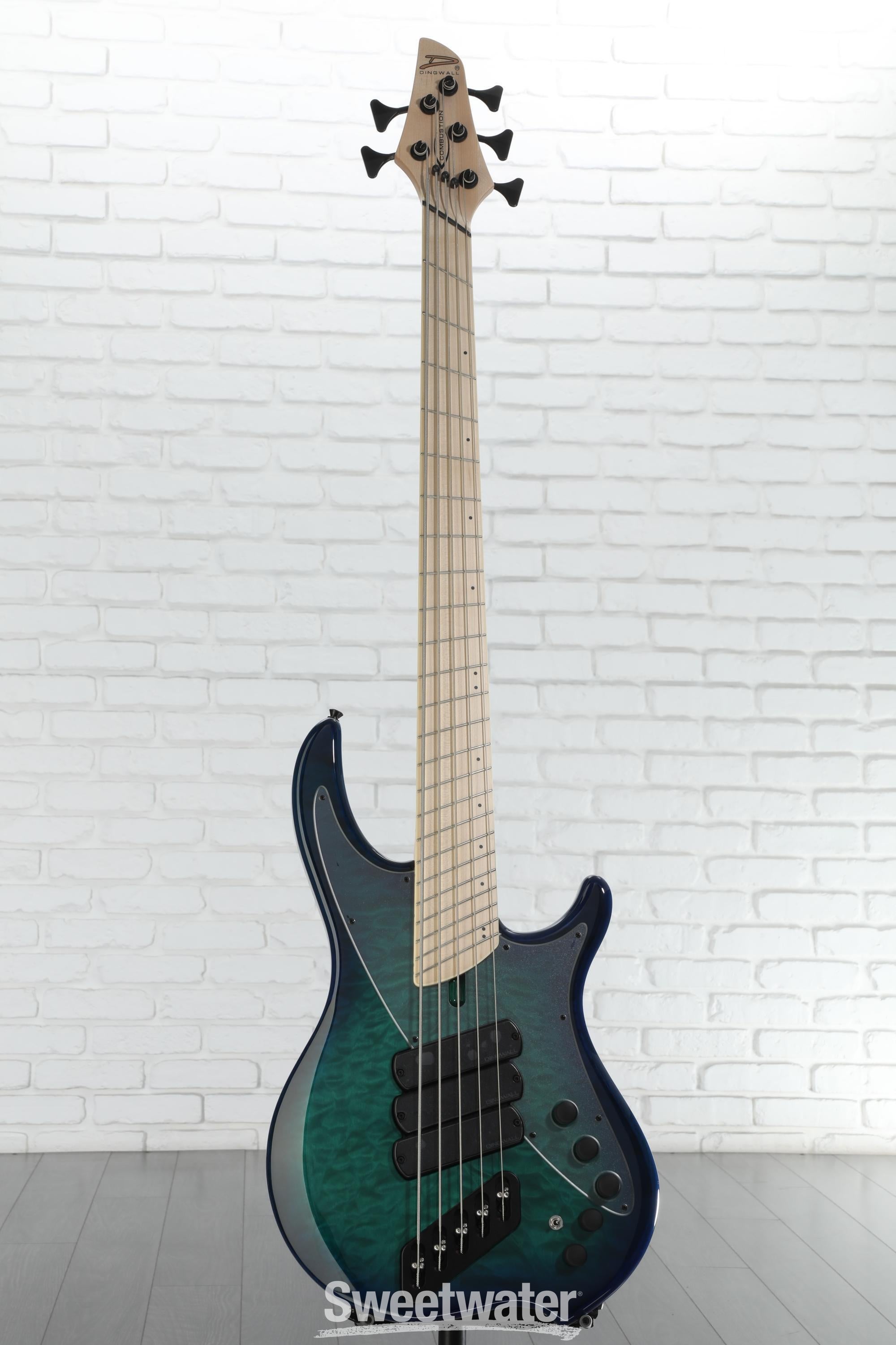 Dingwall Guitars Combustion Nashville Edition 5-string Electric Bass Guitar - Whalepool Burst