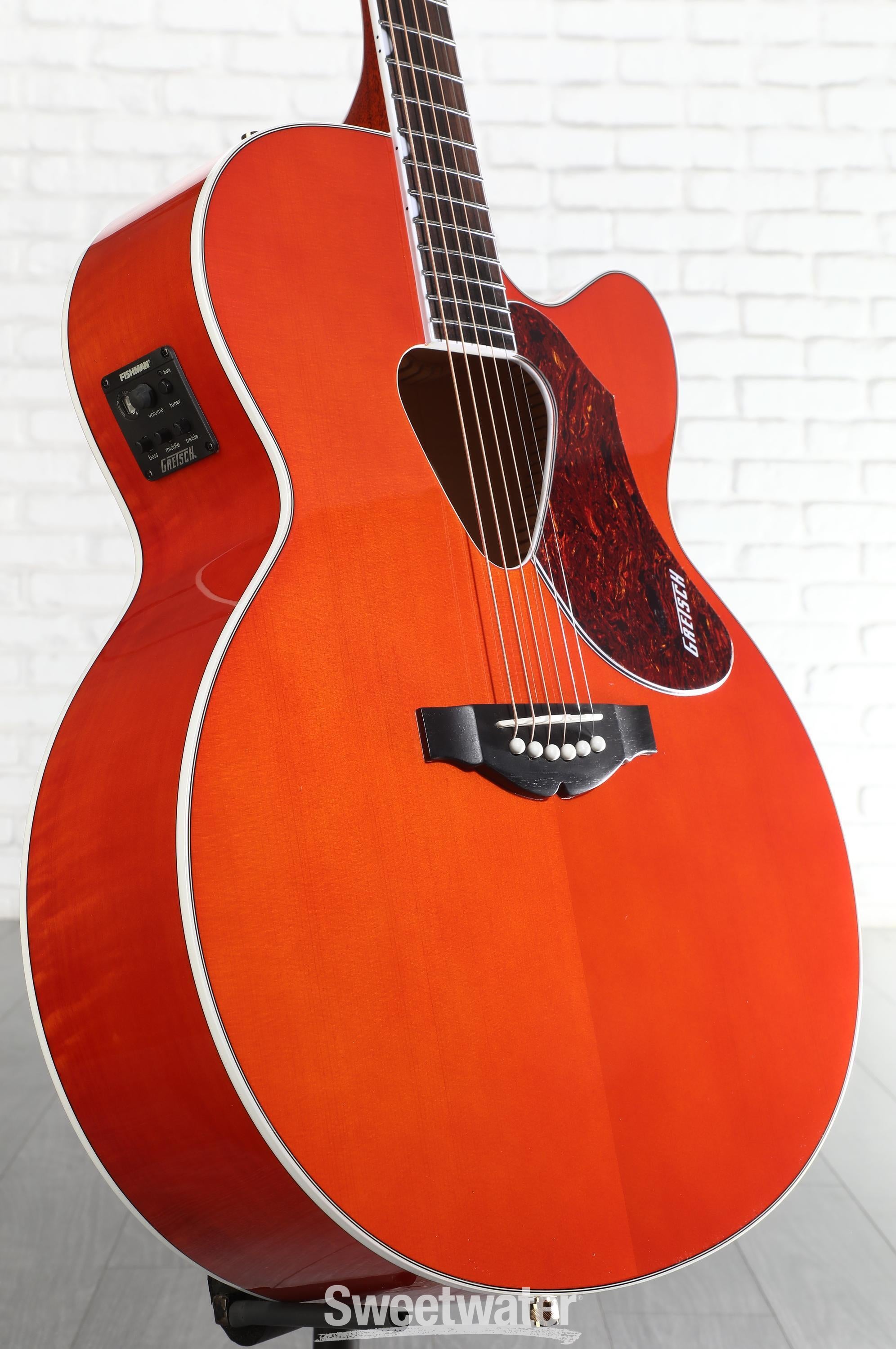 Photo of Gretsch G5022CE Rancher Jumbo Cutaway - Savannah Sunset