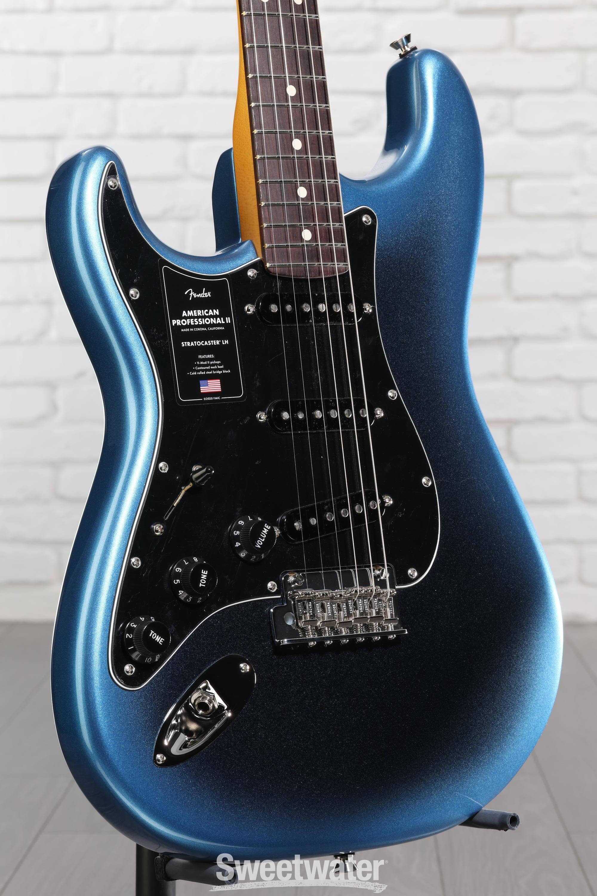 Photo of Fender American Professional II Stratocaster Left-handed - Dark Night with Rosewood Fingerboard
