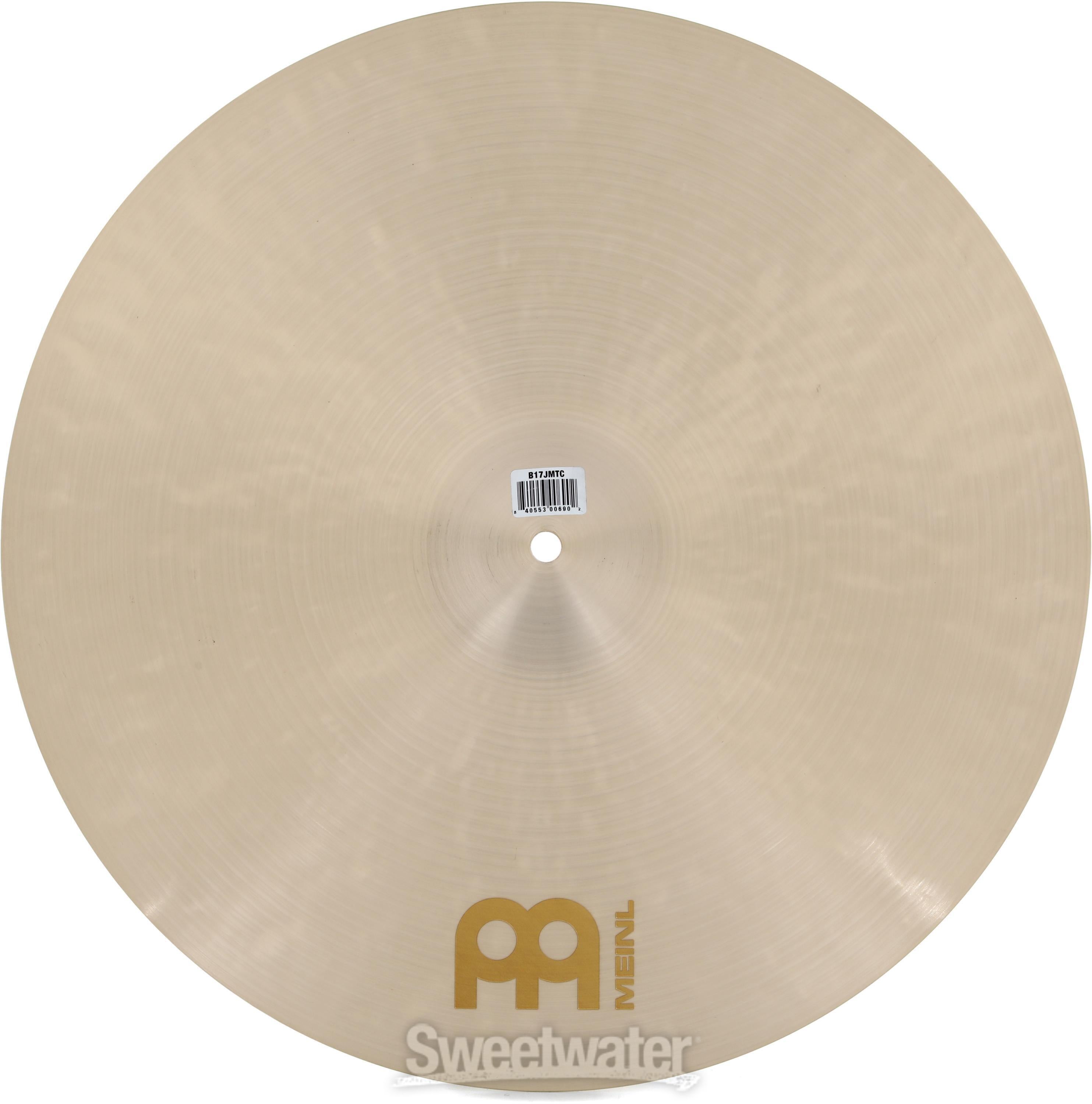 Meinl Cymbals 17 inch Byzance Jazz Medium Thin Crash Cymbal
