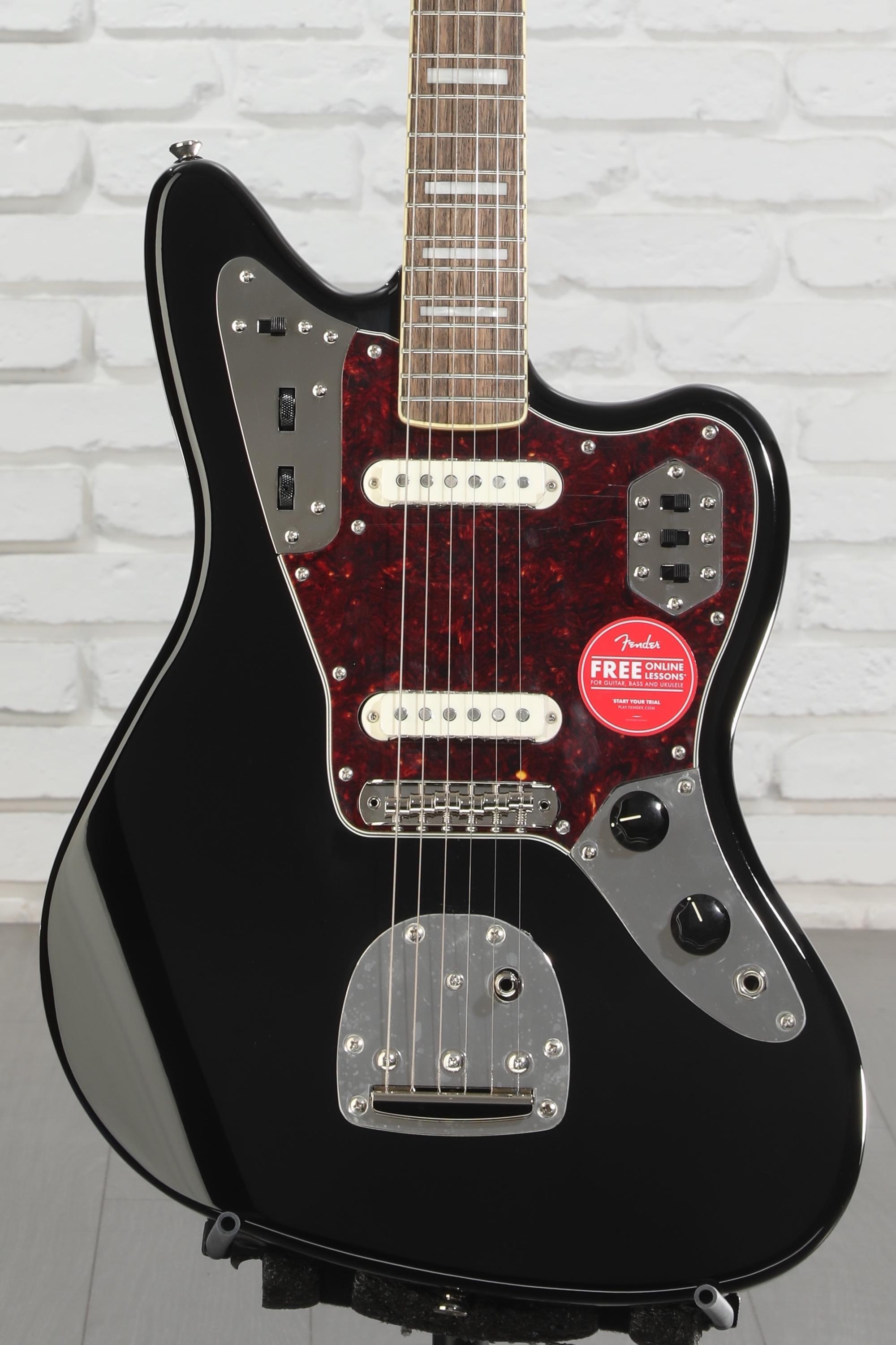 Squier Classic Vibe '70s Jaguar - Black | Sweetwater