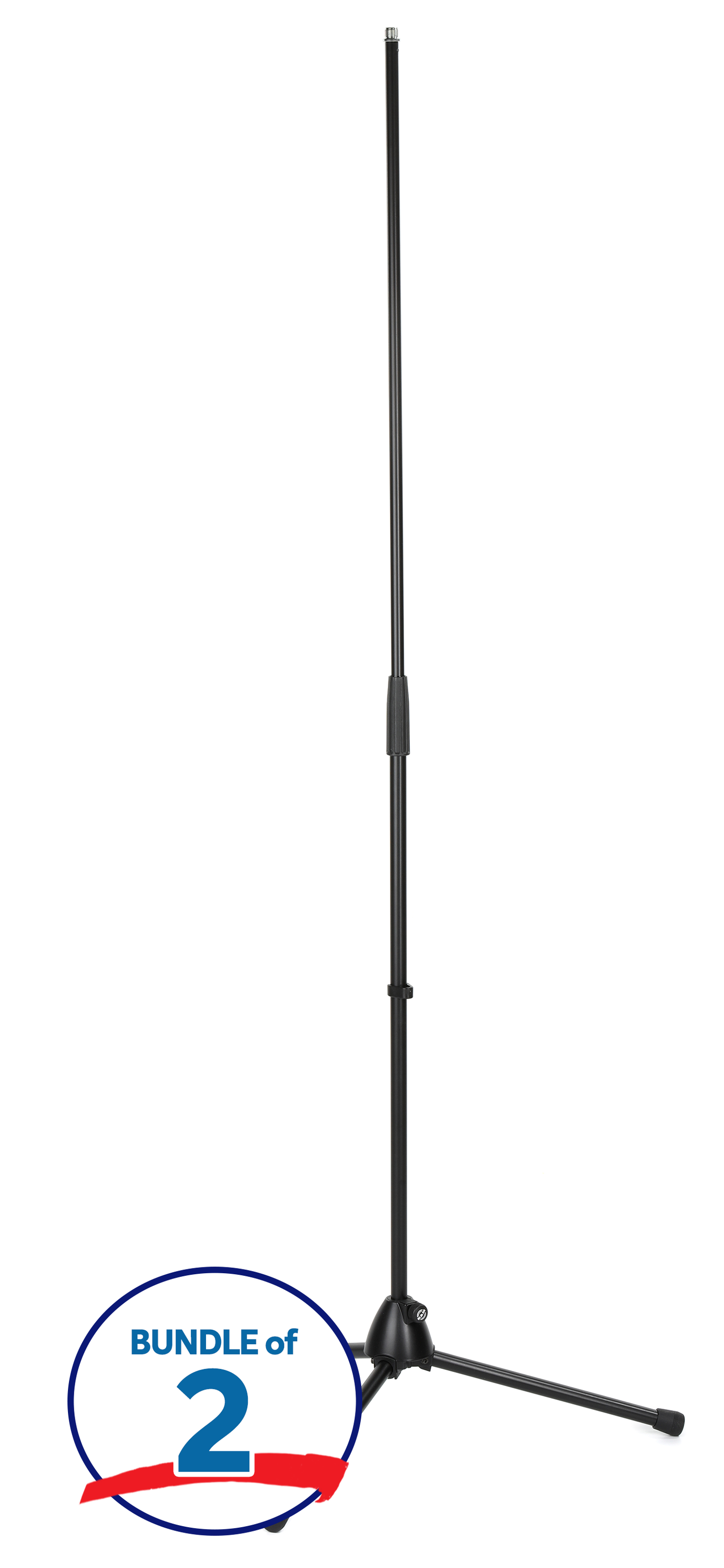 Photo of K&M 20170 Microphone Stand - Black (2-pack)