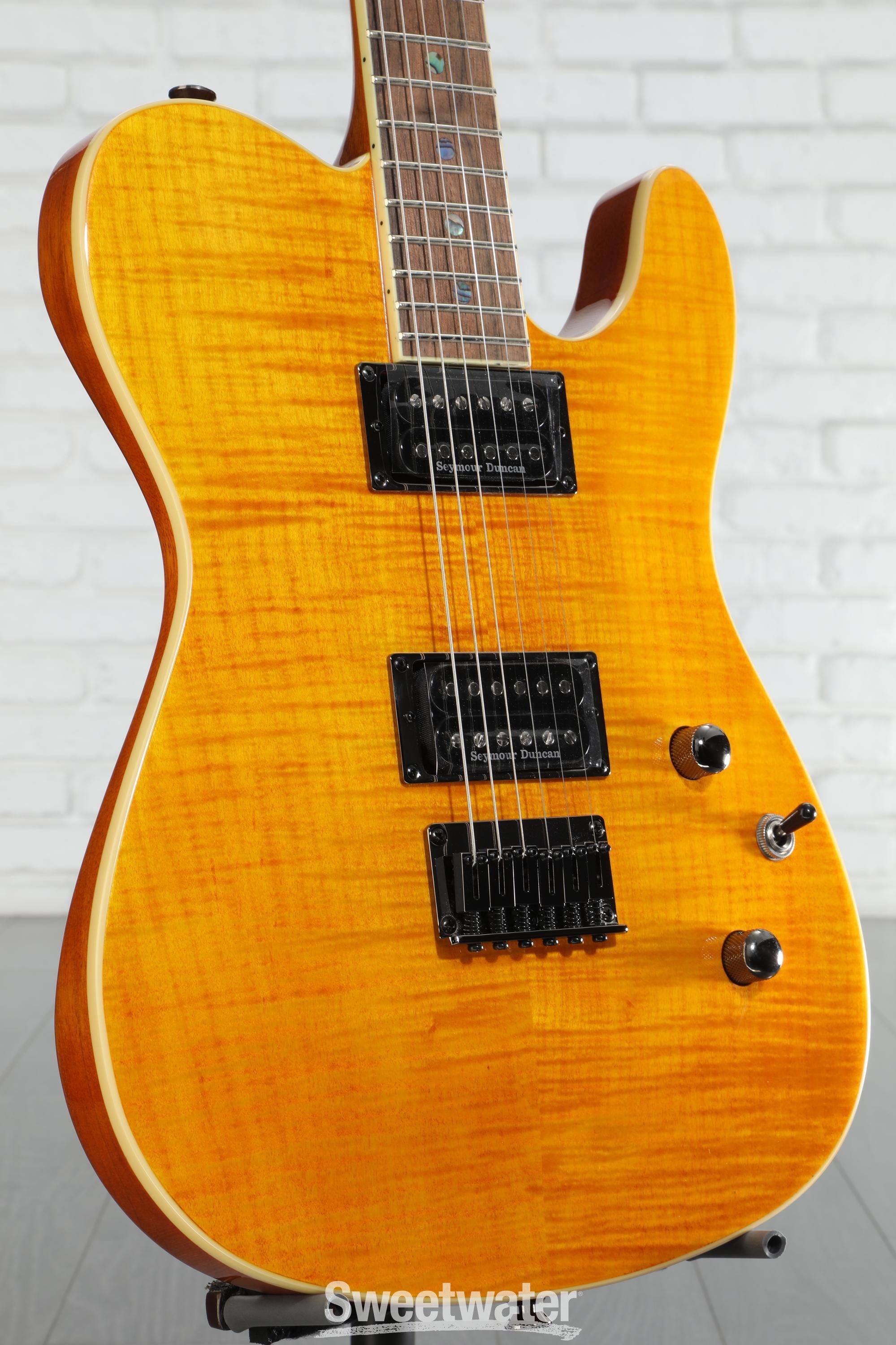 Fender Custom Telecaster FMT HH アンバー Fender Special Edition Custom Telecaster FMT HH - Amber