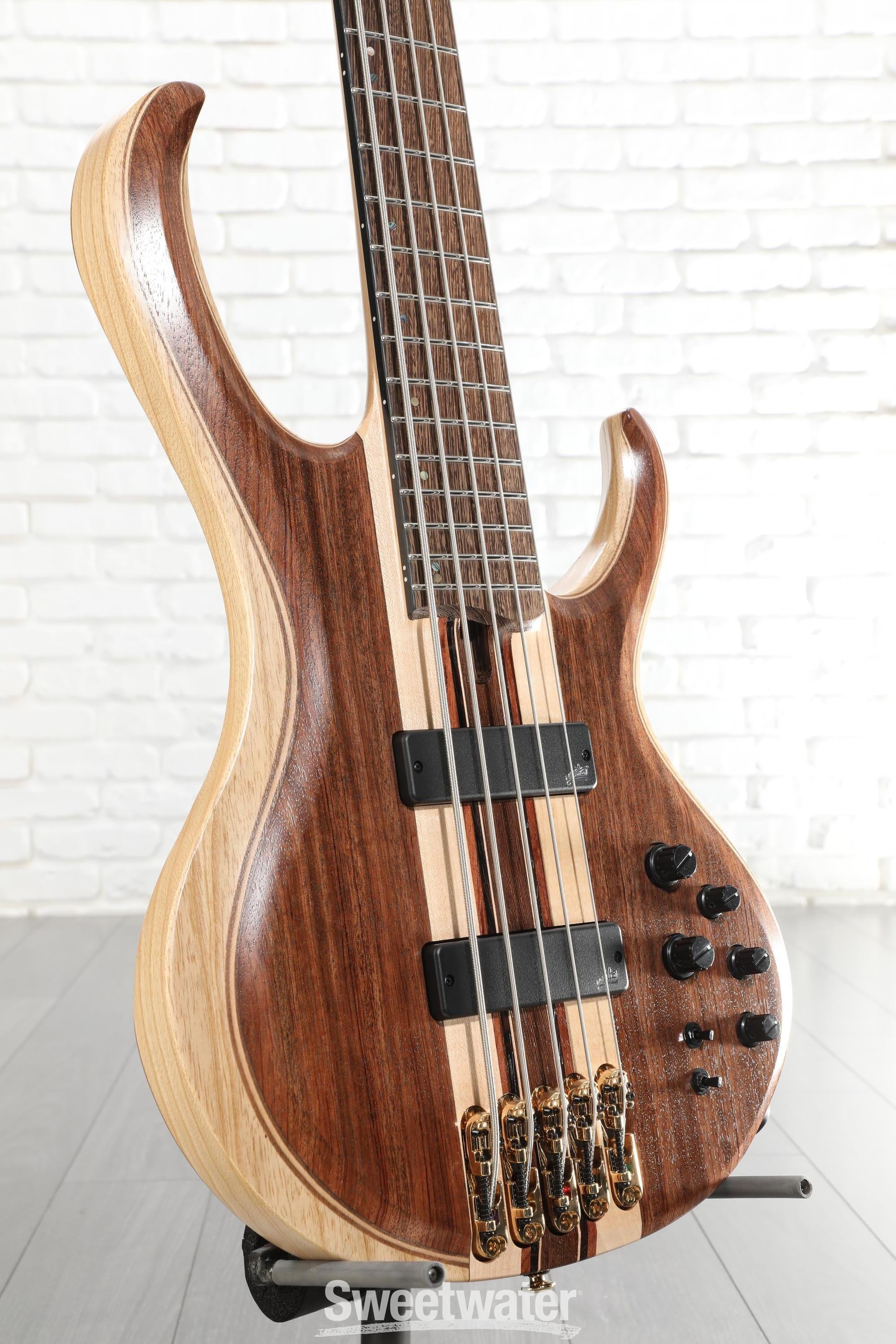Ibanez Premium BTB1835 Bass Guitar - Natural Shadow Low Gloss