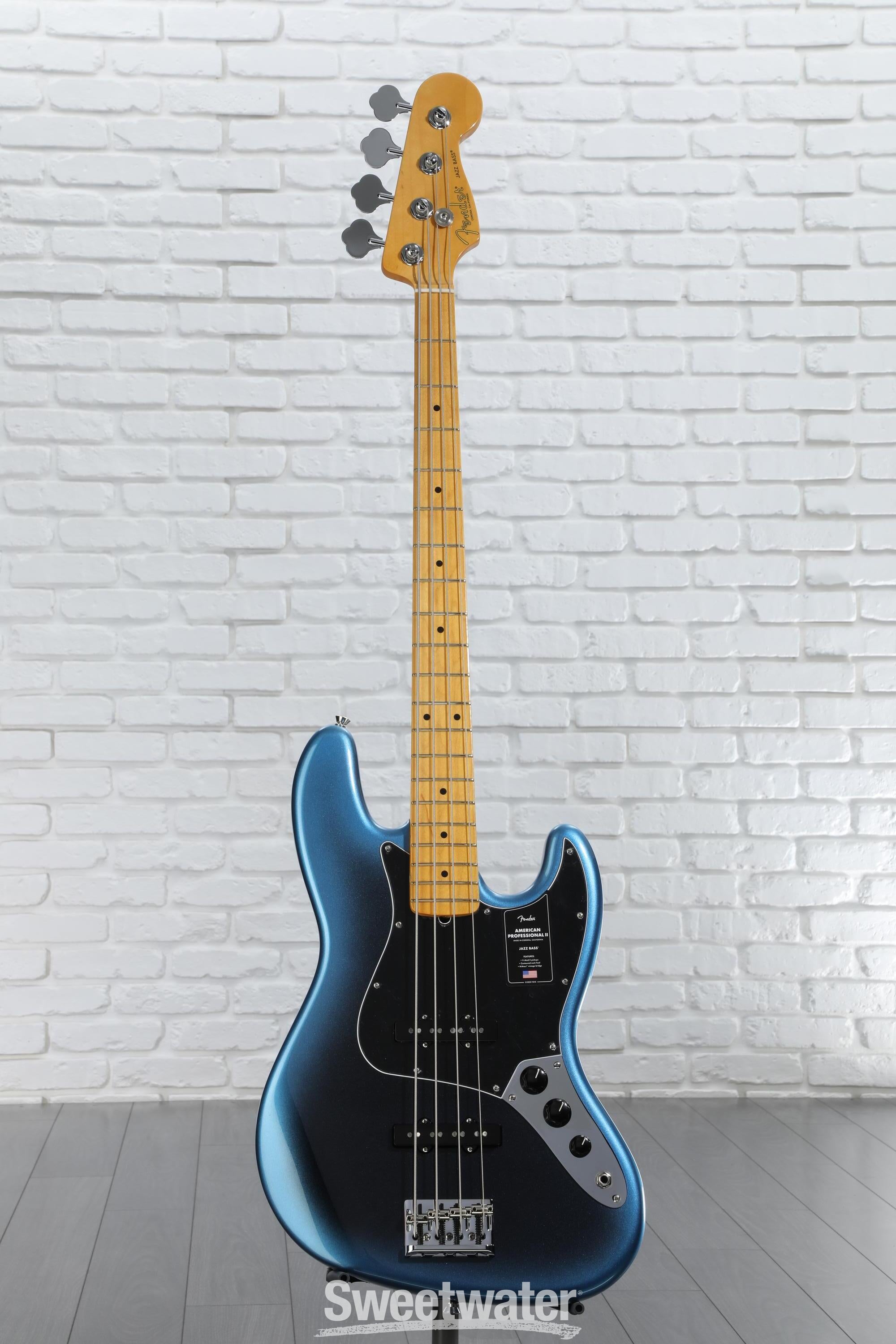 Fender American Professional II Jazz Bass - Dark Night with Maple