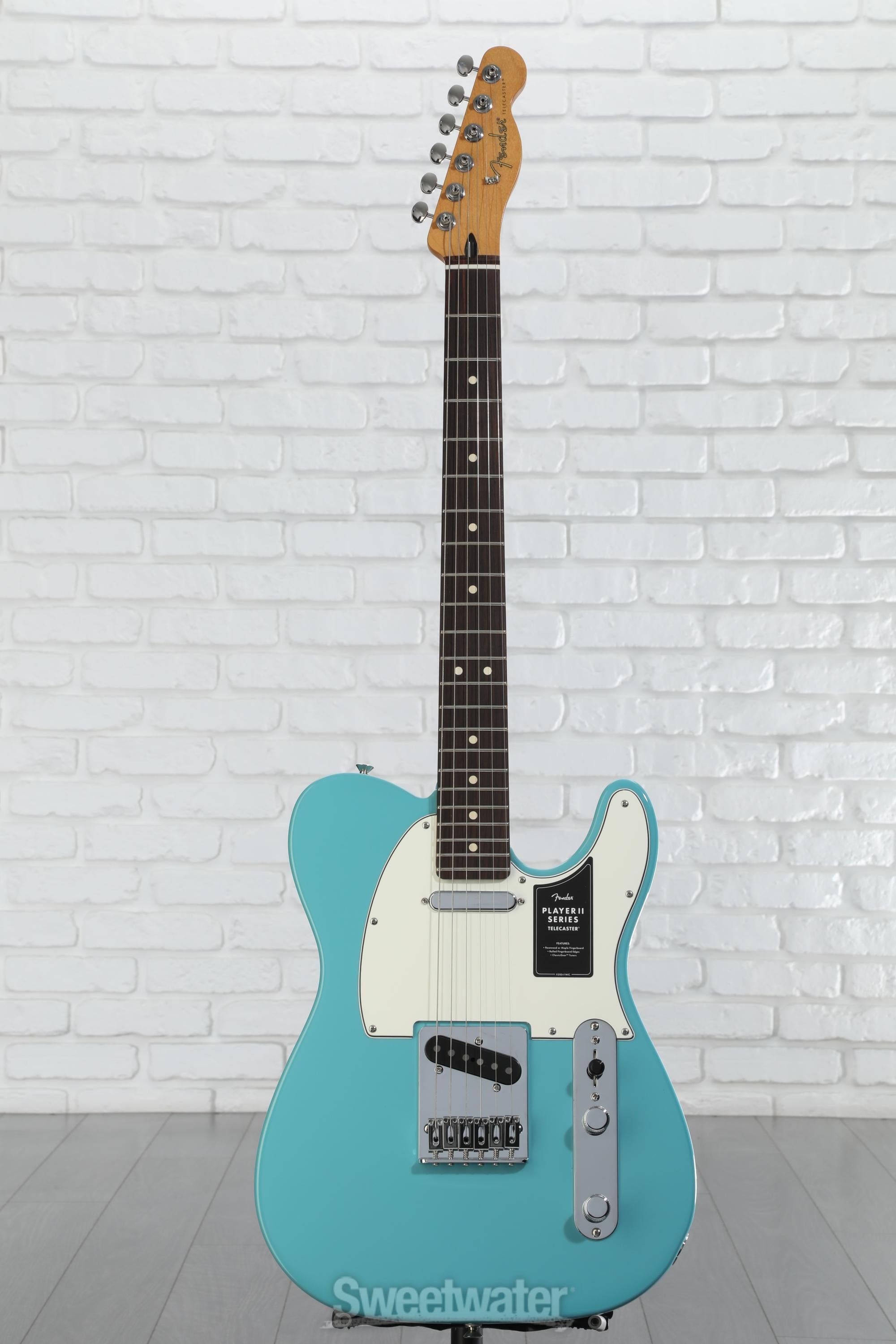 Fender Player II Telecaster Electric Guitar - Aquatone Blue